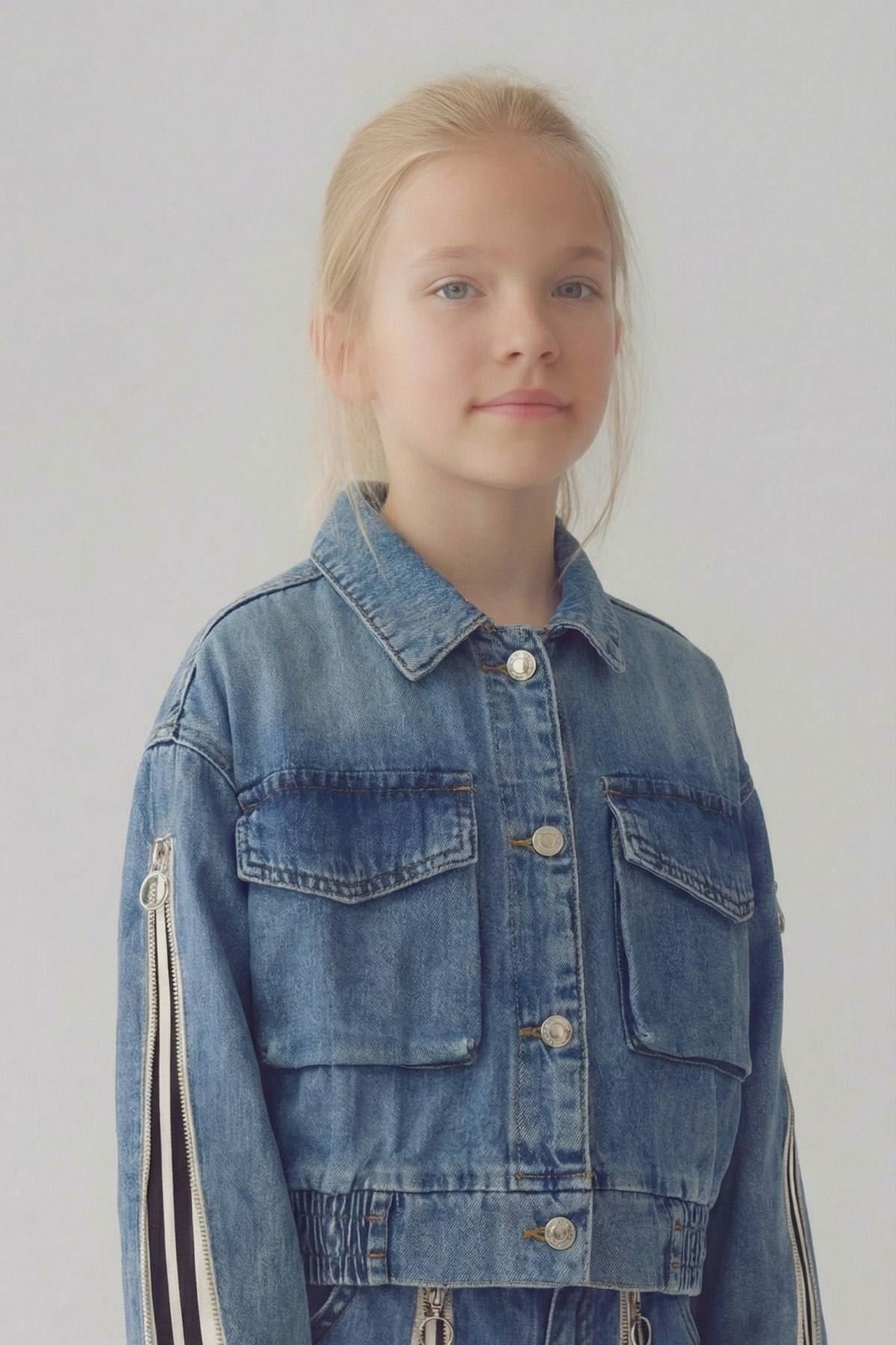 8-14 Yaş Prime Cool Kız Çocuk Takım-Mavi