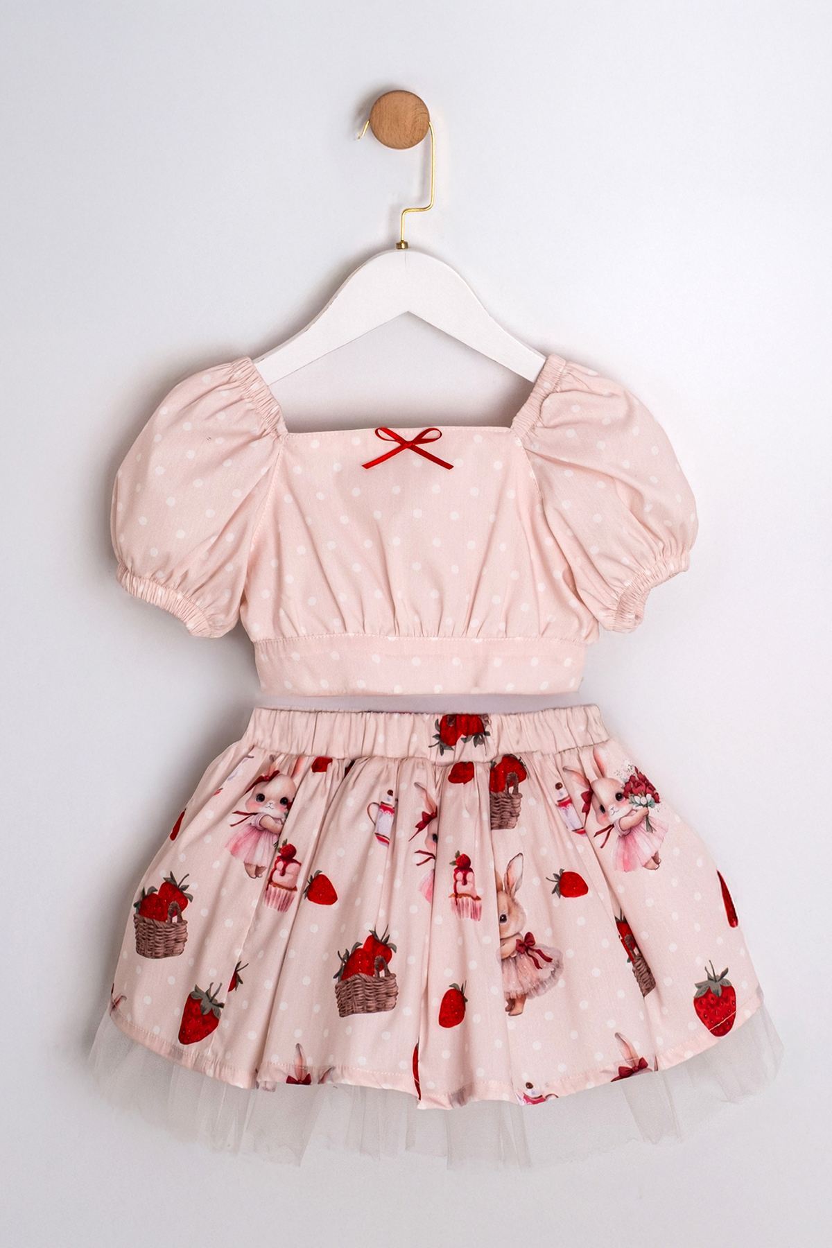 2-5 Yaş Kitty Rose Kız Çocuk Takım-Pembe