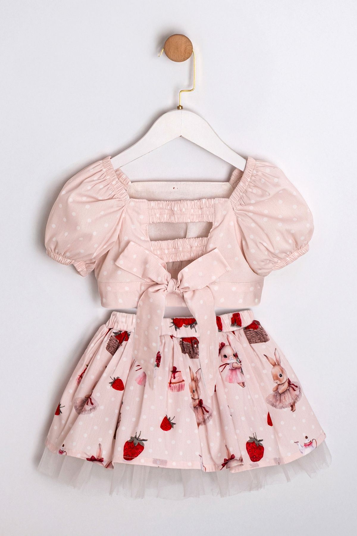 2-5 Yaş Kitty Rose Kız Çocuk Takım-Pembe