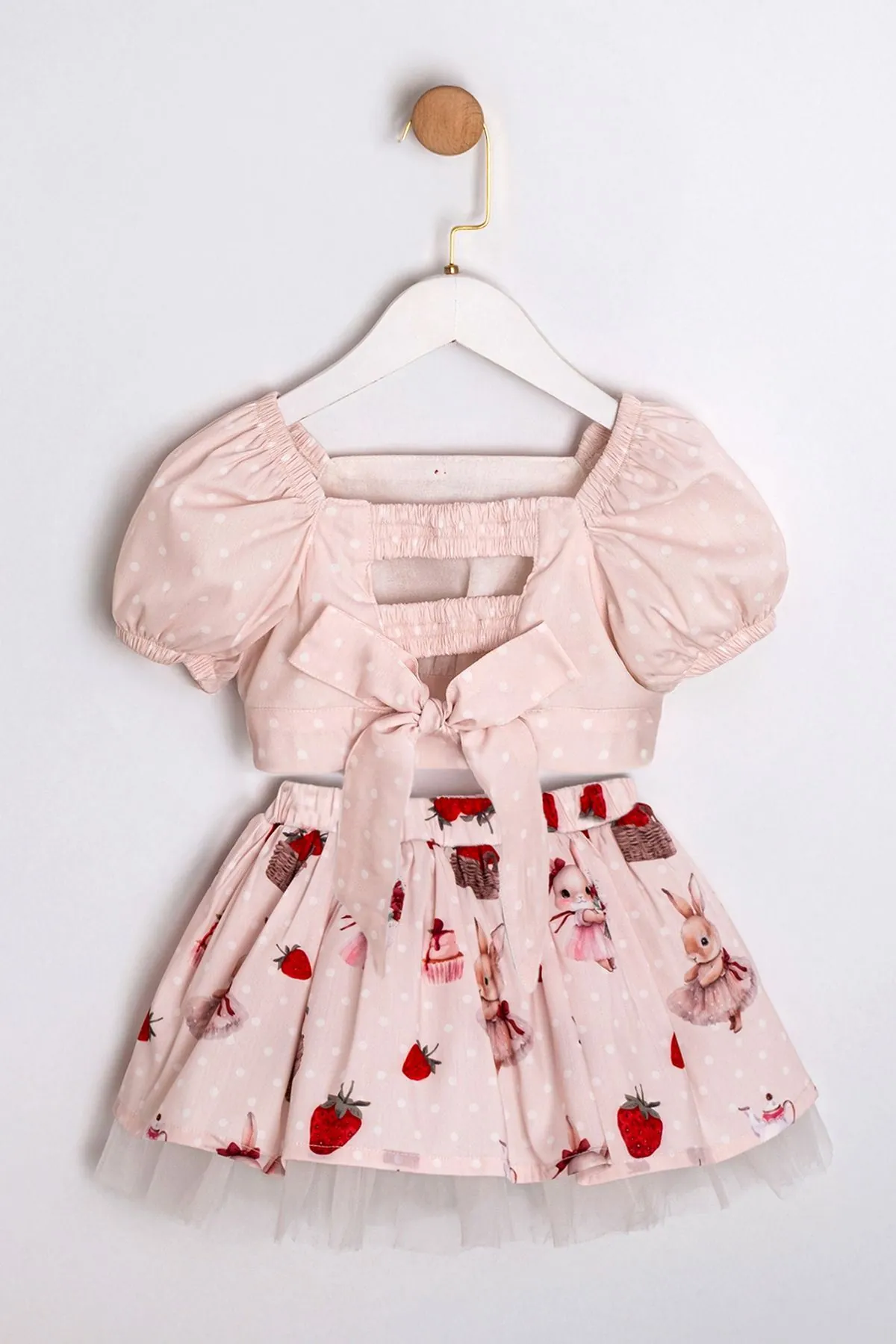2-5 Yaş Kitty Rose Kız Çocuk Takım-Pembe