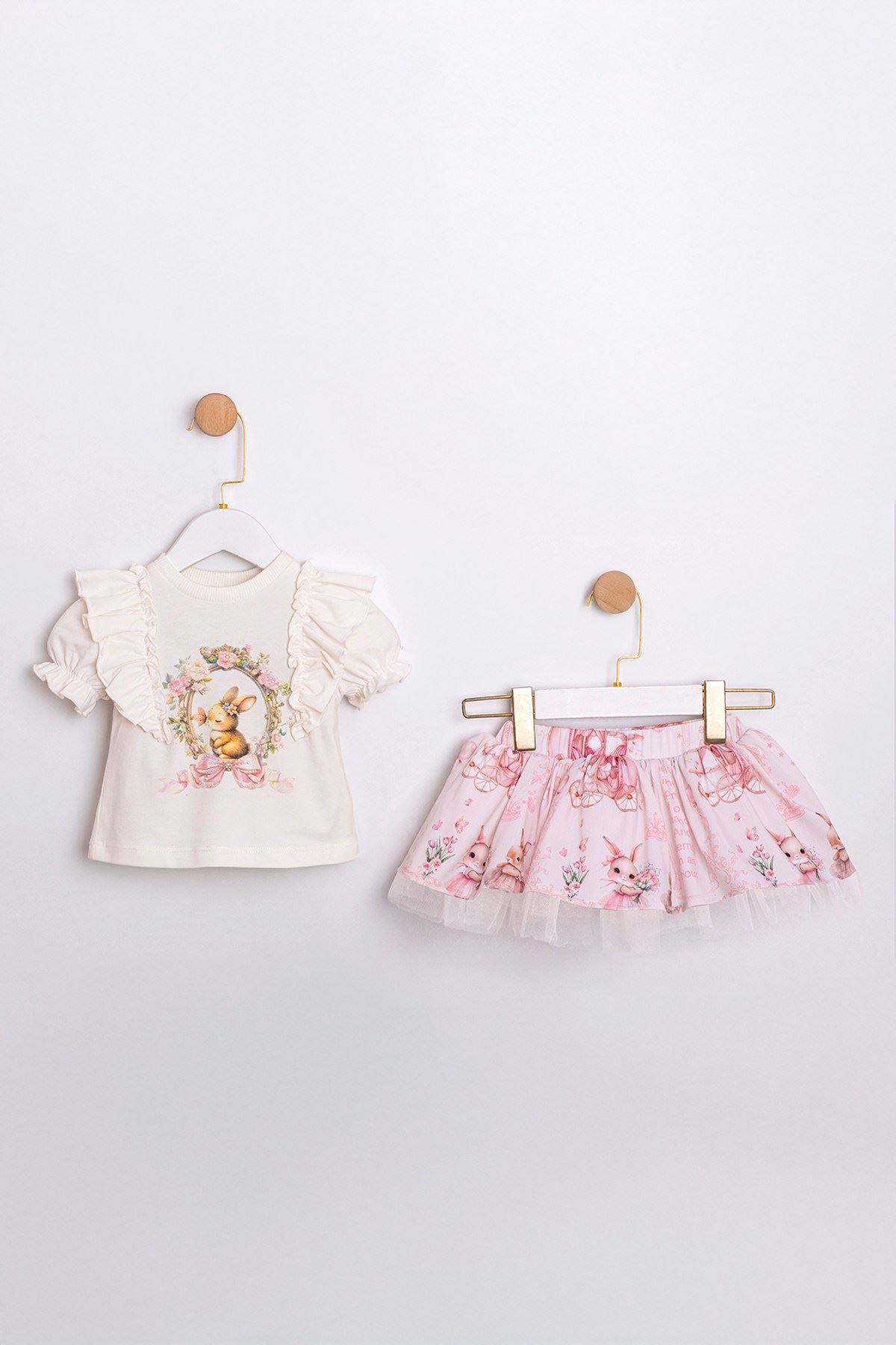 9-24 Aylık Mayaluna Kız Bebek Takım-Latte