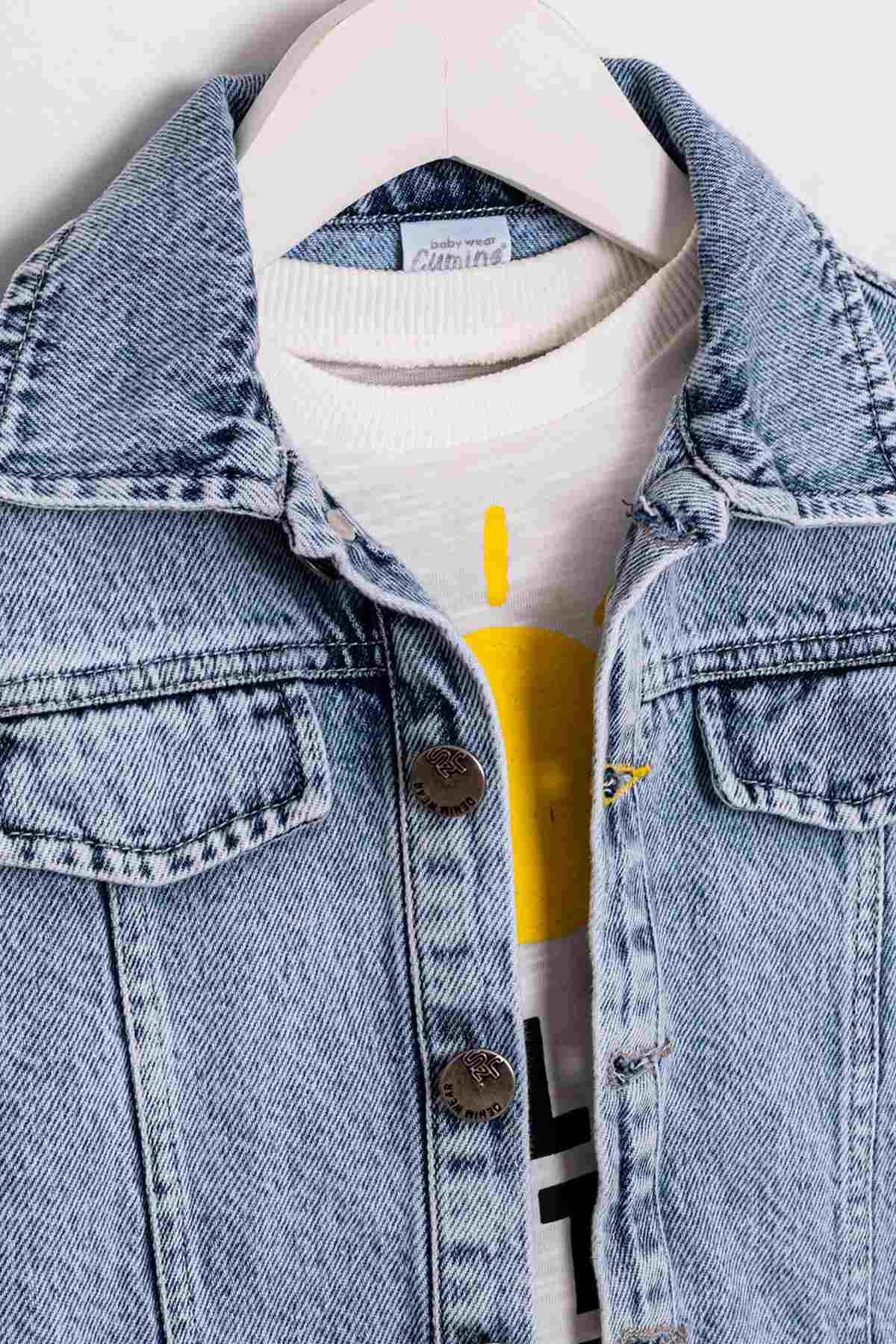 9-24 Aylık Bunny Boy Erkek Bebek 3'Lü Takım-Mavi