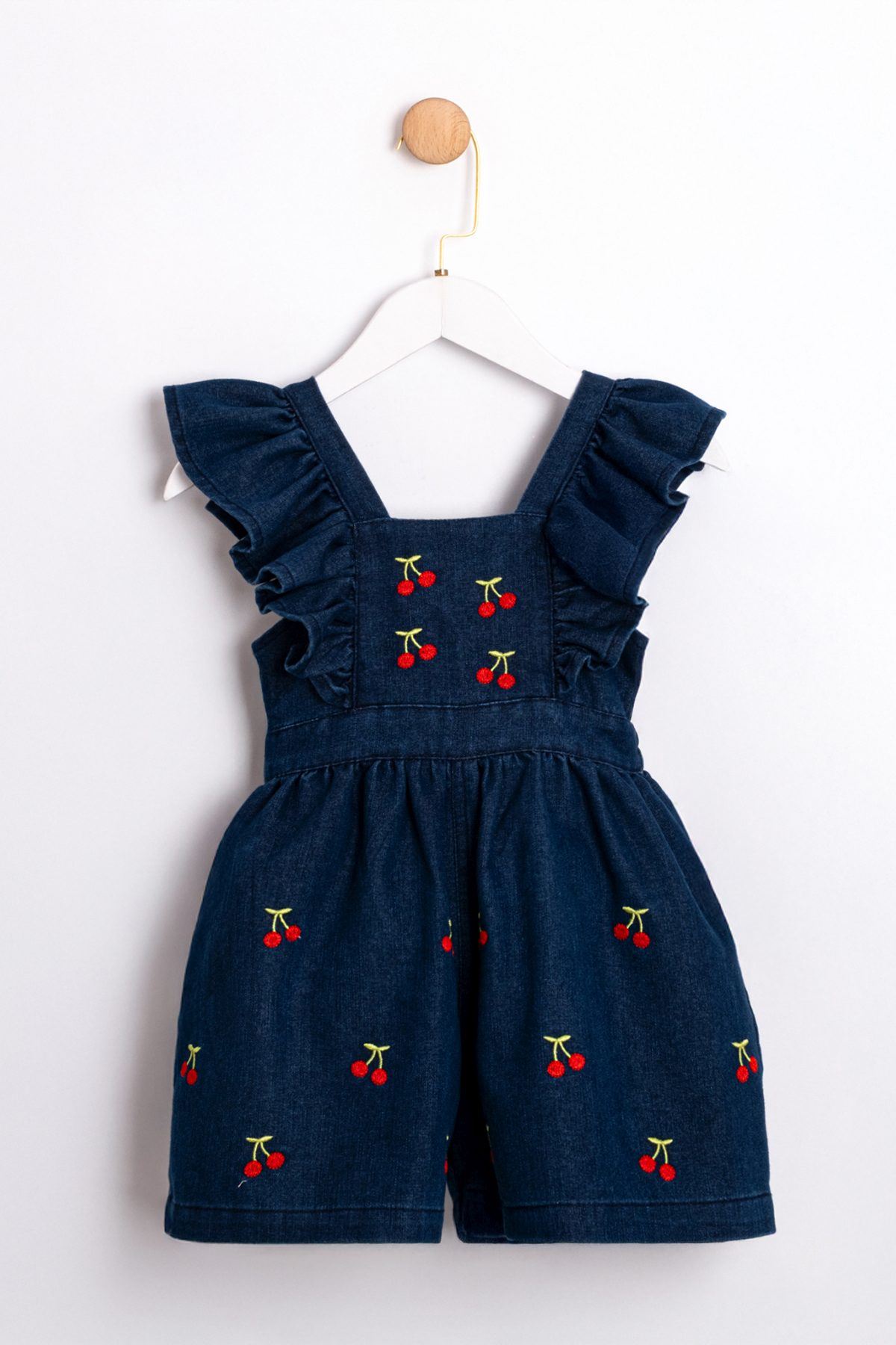 2-5 Yaş Elegance Dreamy Kız Çocuk Tulum-Lacivert