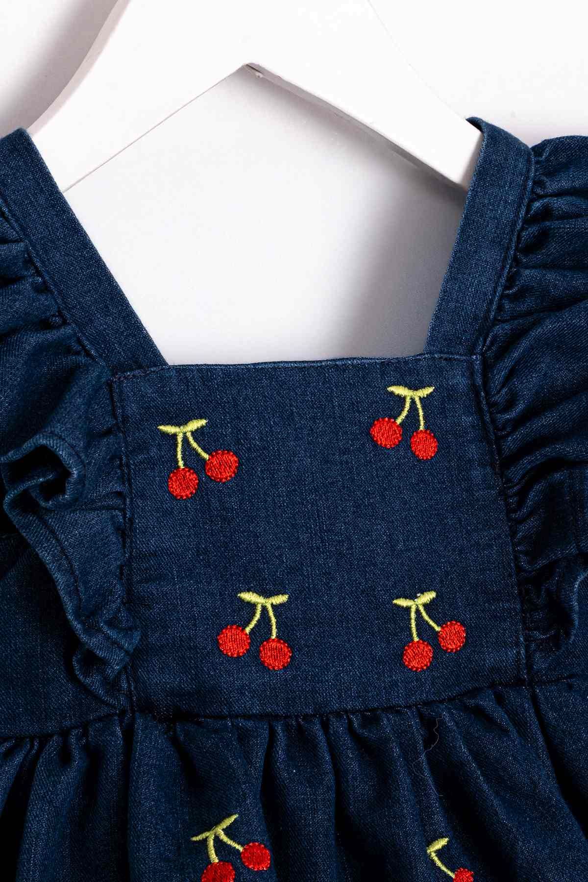 2-5 Yaş Elegance Dreamy Kız Çocuk Tulum-Lacivert