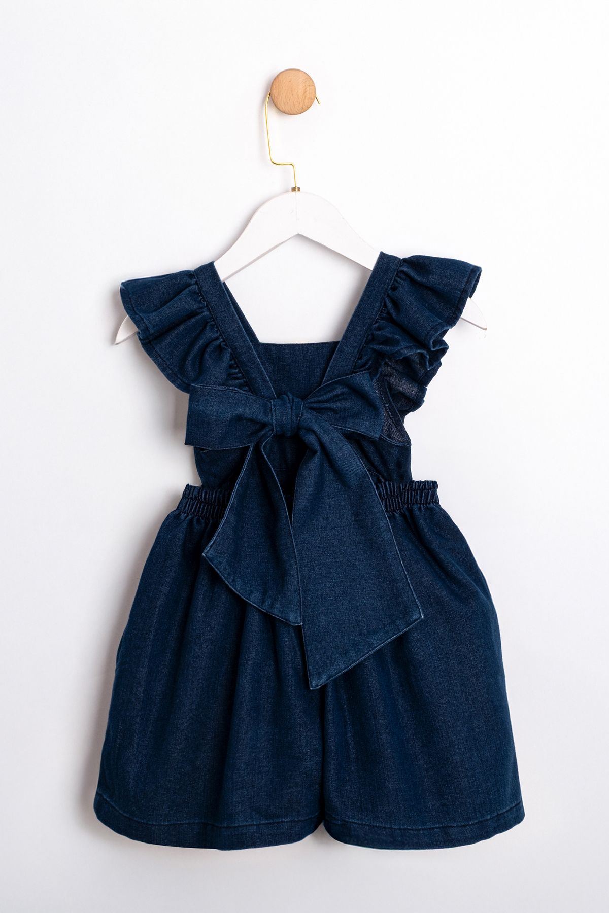 2-5 Yaş Elegance Dreamy Kız Çocuk Tulum-Lacivert