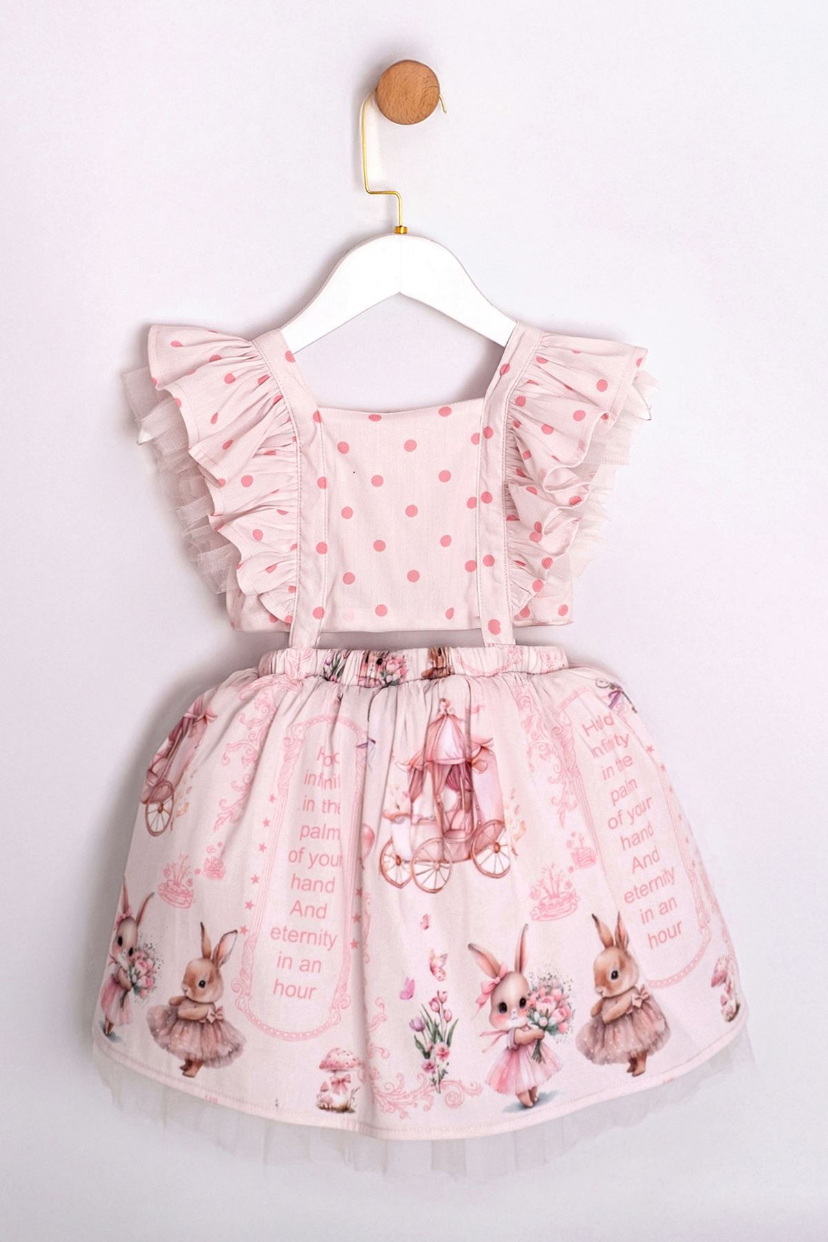 2-5 Yaş Bloomes Kız Çocuk Elbise-Pembe