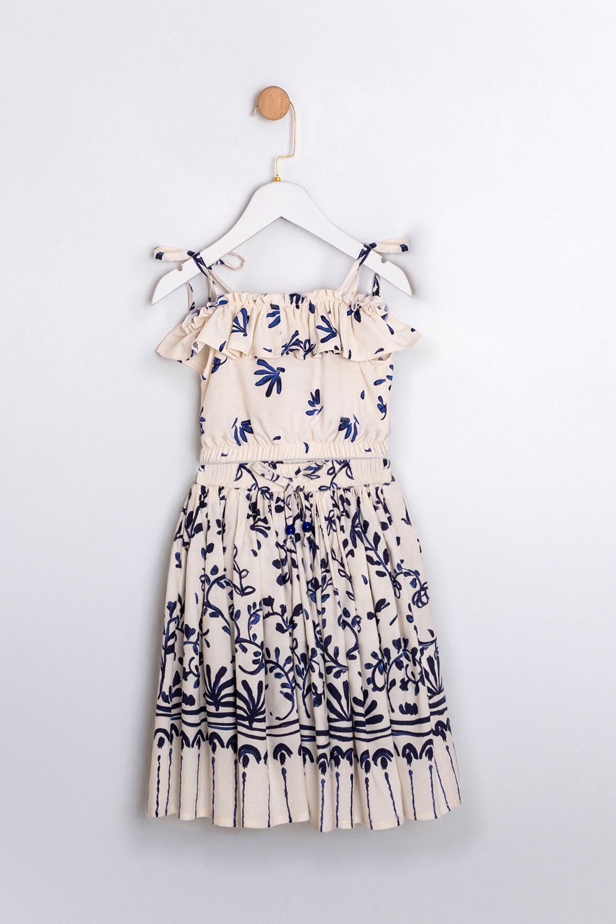 2-5 Yaş Sugar Cloud Kız Çocuk Takım-Ekru