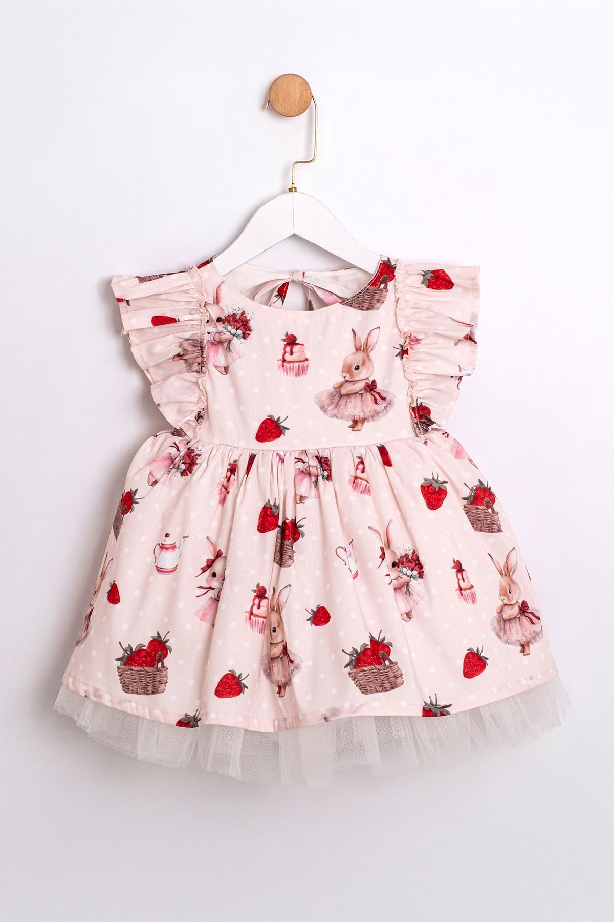 2-5 Yaş Mini Royale Kız Çocuk Elbise-Pembe