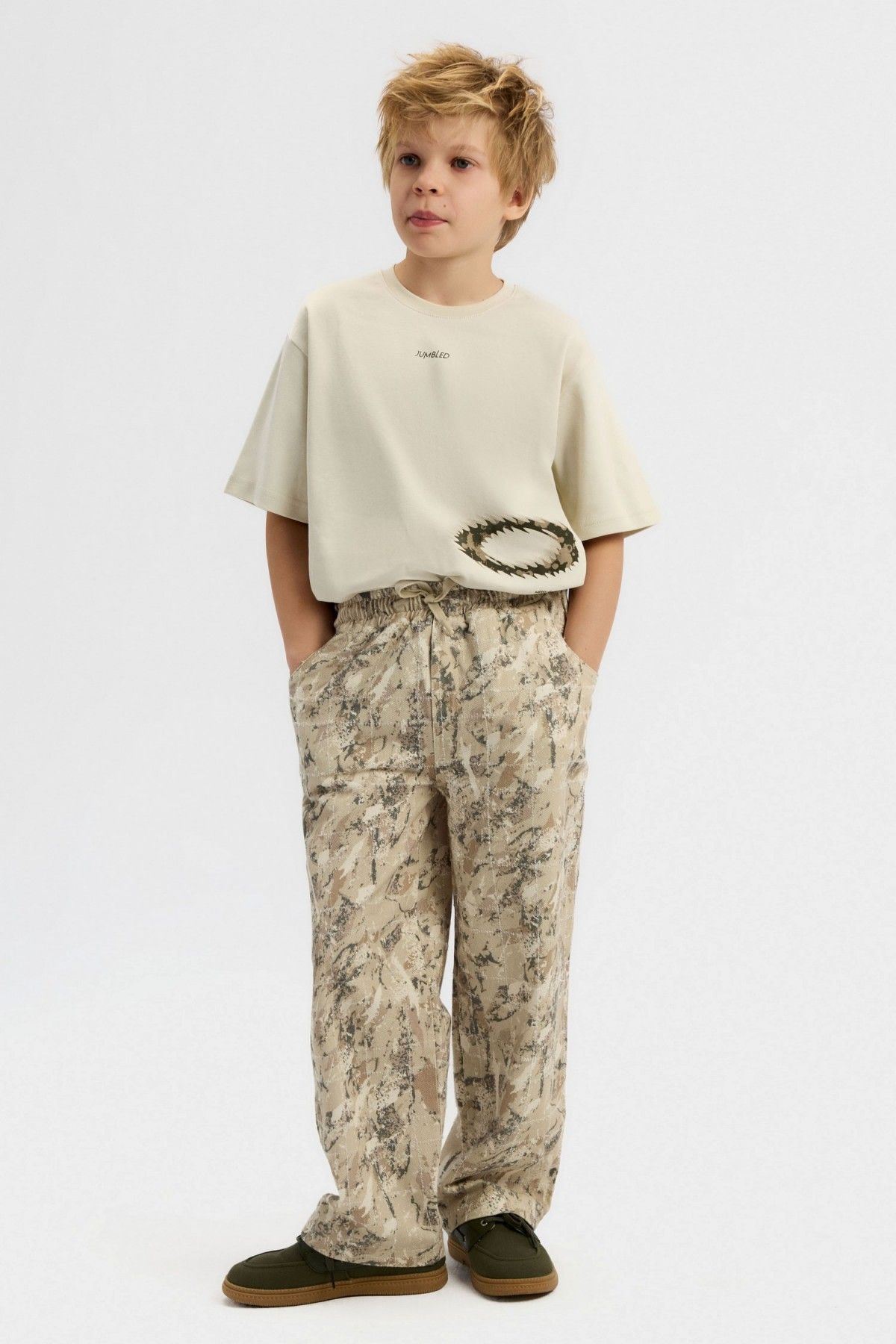 8-14 Yaş Mustang Hera Erkek Çocuk 3'Lü Takım-Uzay Grisi