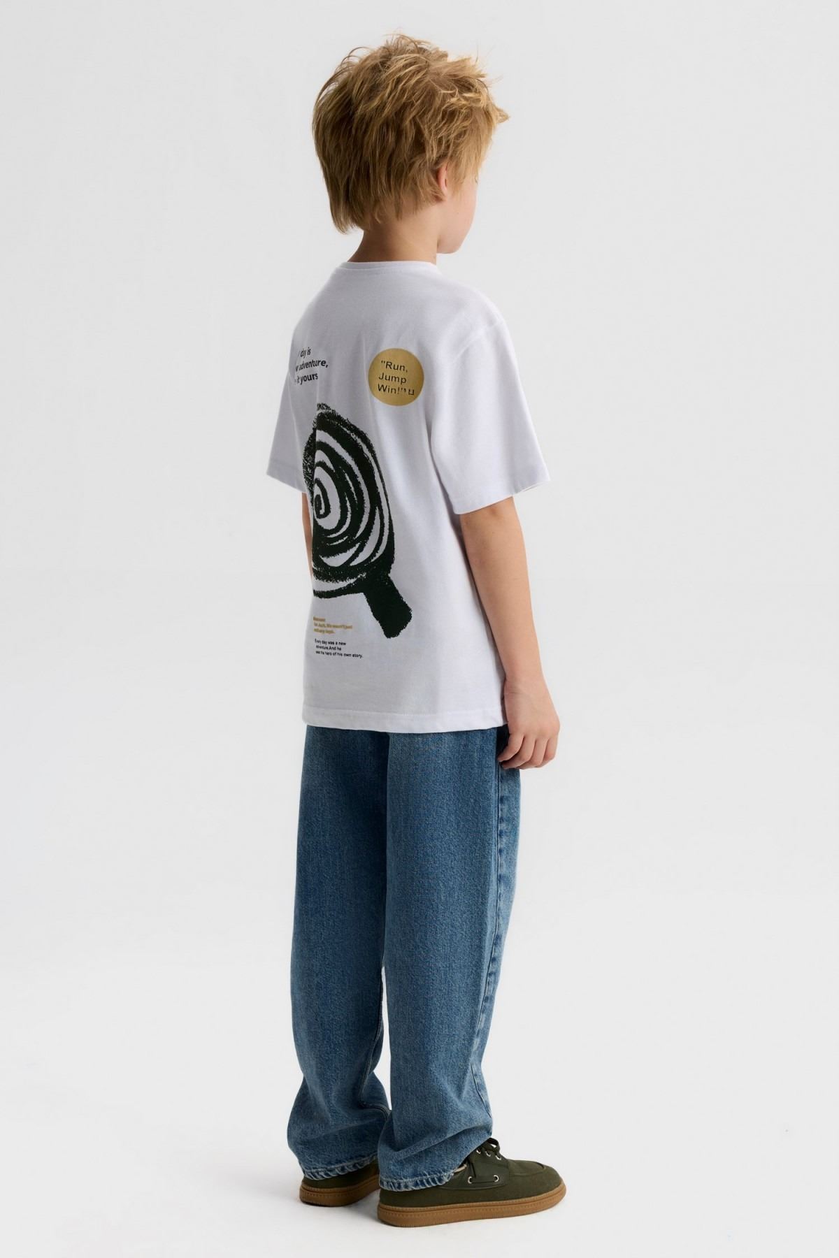 8-14 Yaş Twin Atlas Erkek Çocuk 3'Lü Takım-Yeşil