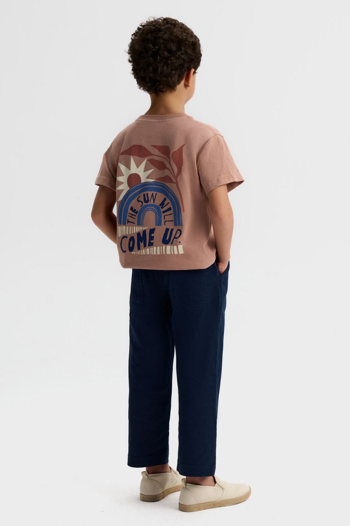 4-8 Yaş Calm Brave Erkek Çocuk 3'Lü Takım-Mavi