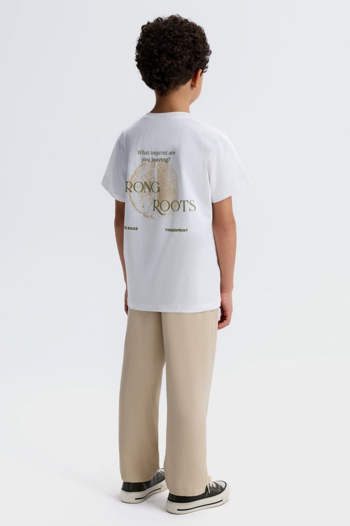 4-8 Yaş Strong Harley Erkek Çocuk 3'Lü Takım-Haki