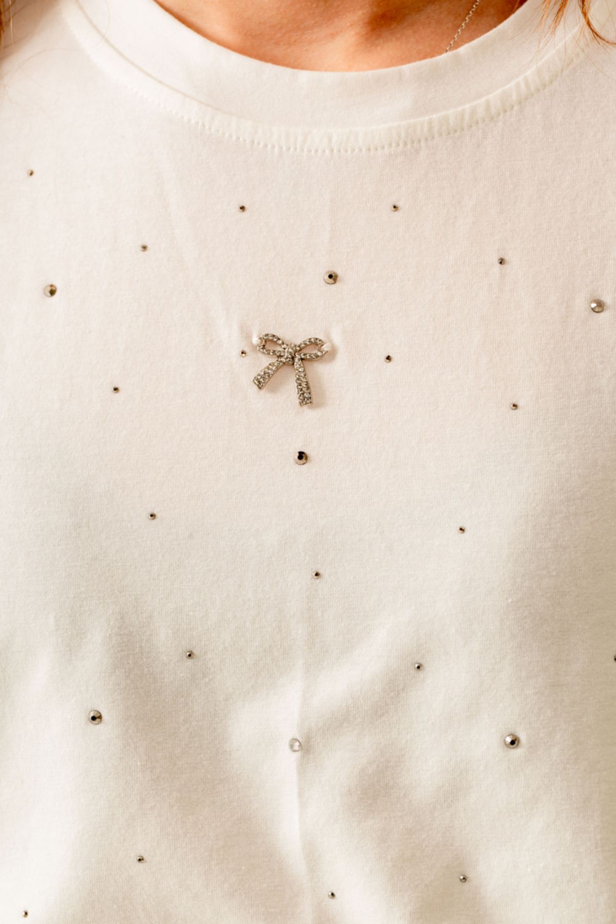 9-15 Yaş The Best Magic Premium Kız Çocuk T-Shırt -Krem