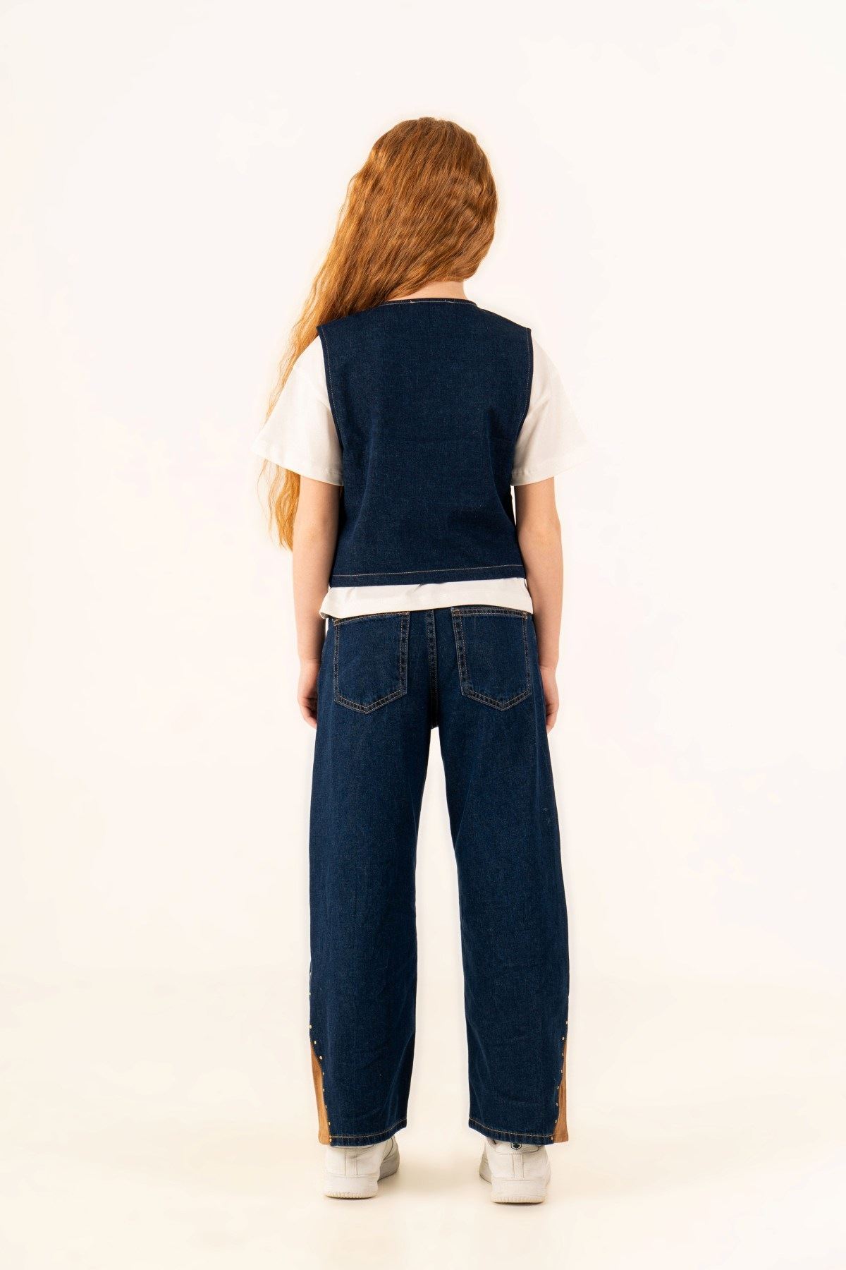 9-14 Yaş Cowelo Mussness Kız Çocuk 3'Lü Takım-Mocca