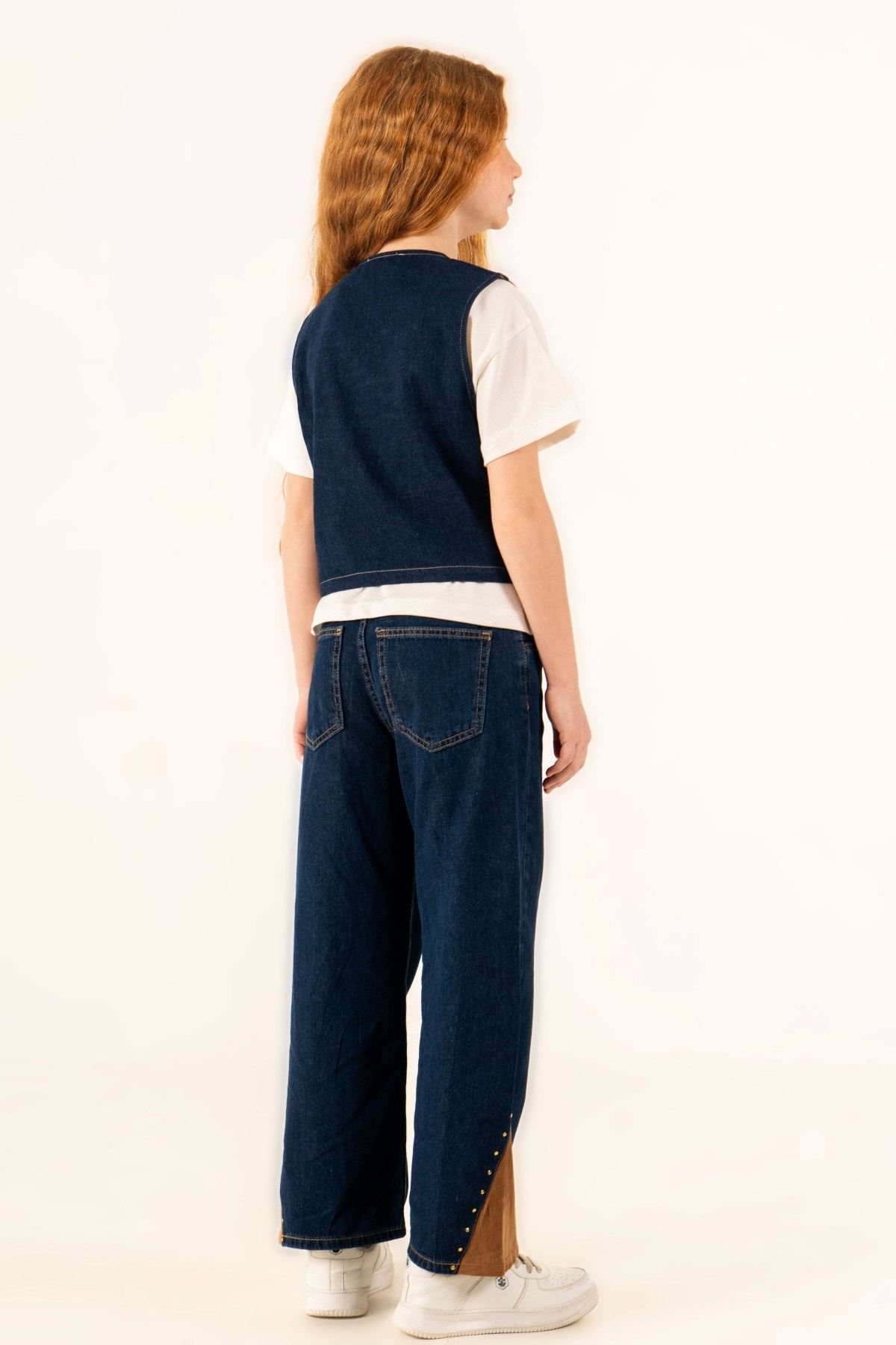 9-14 Yaş Cowelo Mussness Kız Çocuk 3'Lü Takım-Mocca