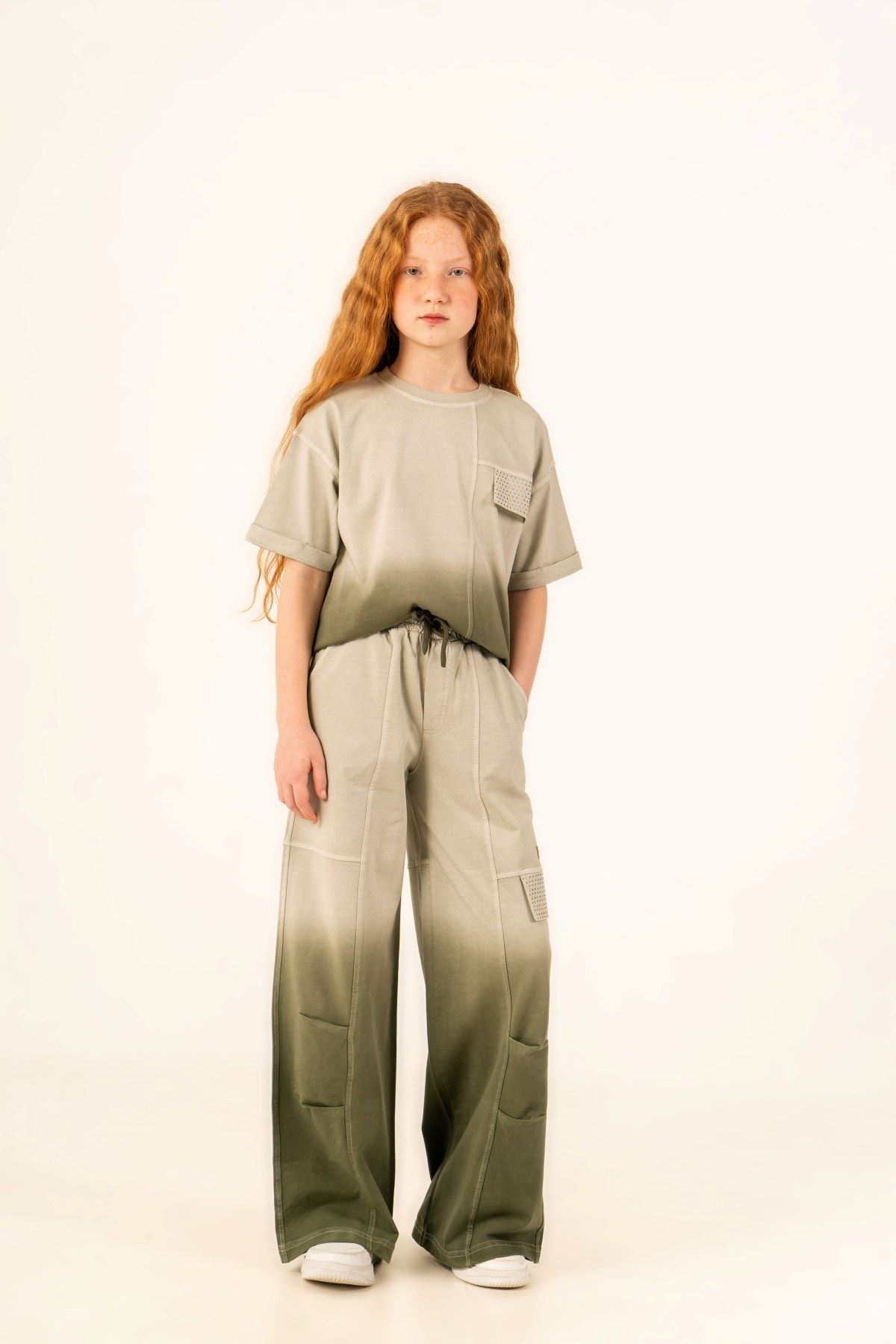 9-15 Yaş Royal Prime Kız Çocuk Takım-Haki