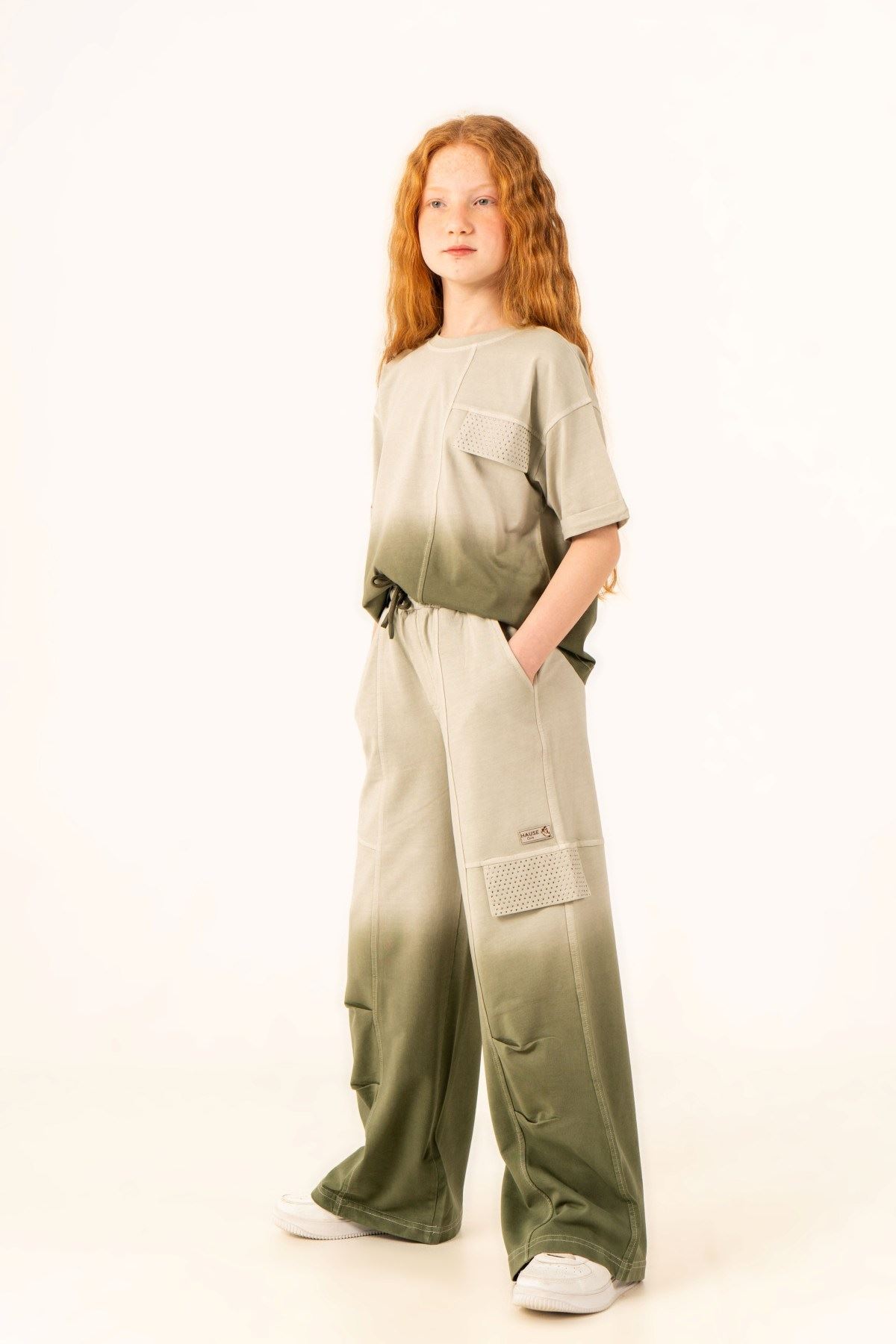 9-15 Yaş Royal Prime Kız Çocuk Takım-Haki