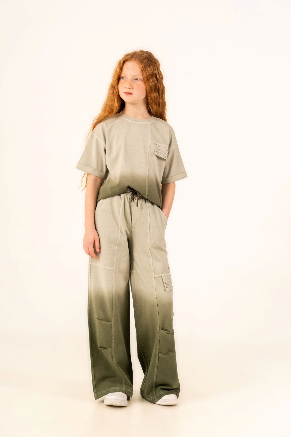 9-15 Yaş Royal Prime Kız Çocuk Takım-Haki