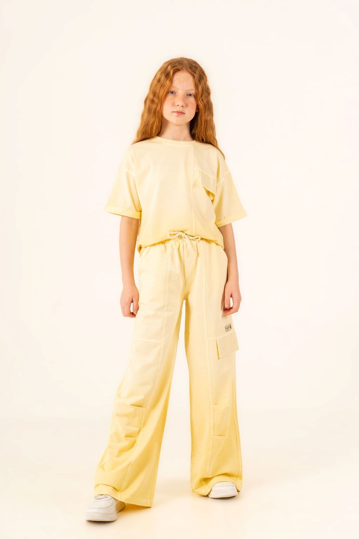 9-15 Yaş Royal Prime Kız Çocuk Takım-Sarı