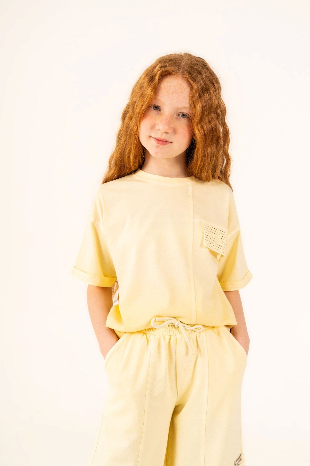 9-15 Yaş Royal Prime Kız Çocuk Takım-Sarı