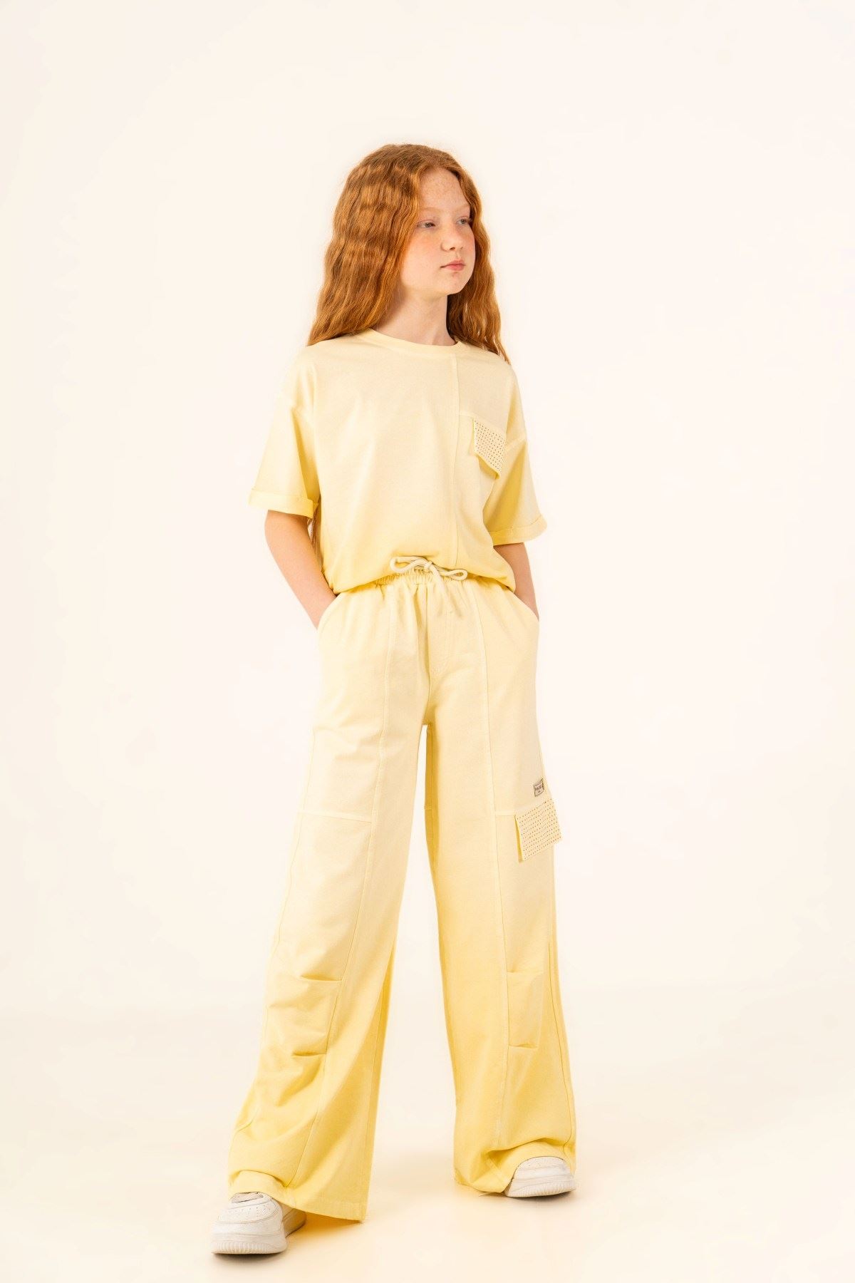 9-15 Yaş Royal Prime Kız Çocuk Takım-Sarı