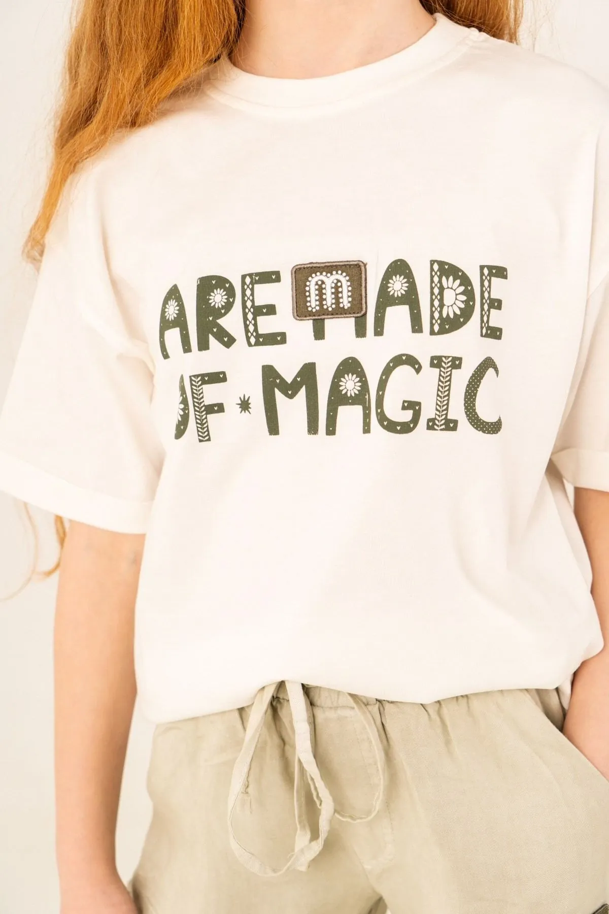9-15 Yaş Magic Of Coole Kız Çocuk Takım-Haki