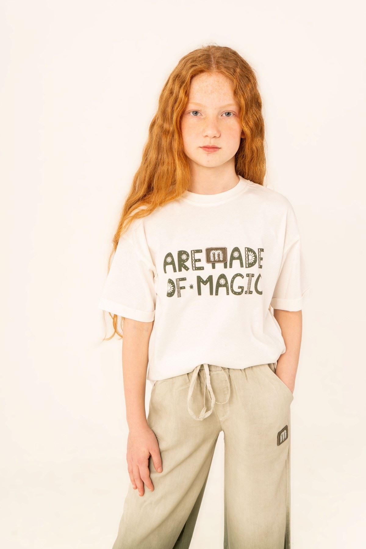 9-15 Yaş Magic Of Coole Kız Çocuk Takım-Haki