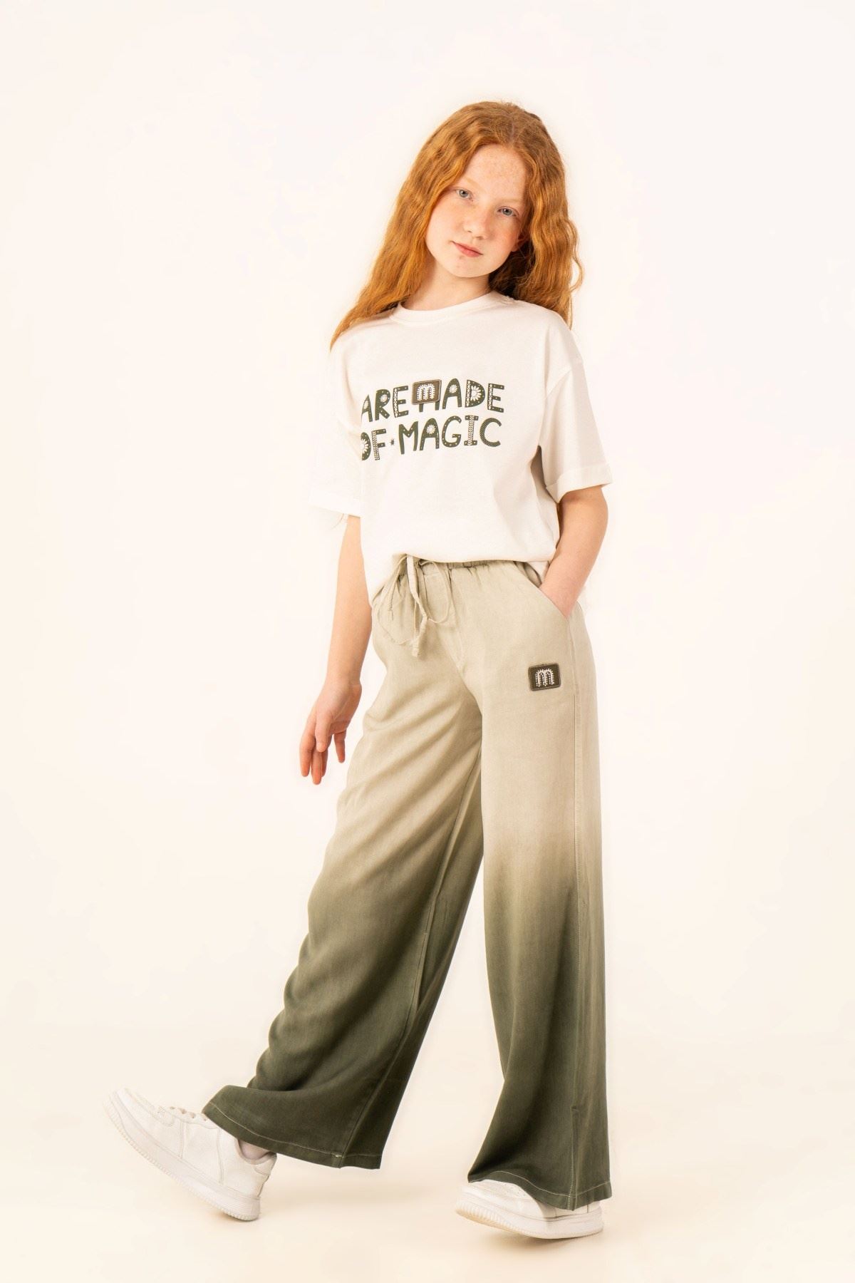 9-15 Yaş Magic Of Coole Kız Çocuk Takım-Haki