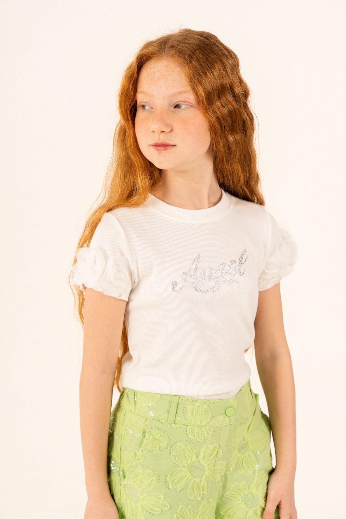 5-14 Yaş Premium Dolce Kız Çocuk 3'Lü Takım-Fıstık yeşili