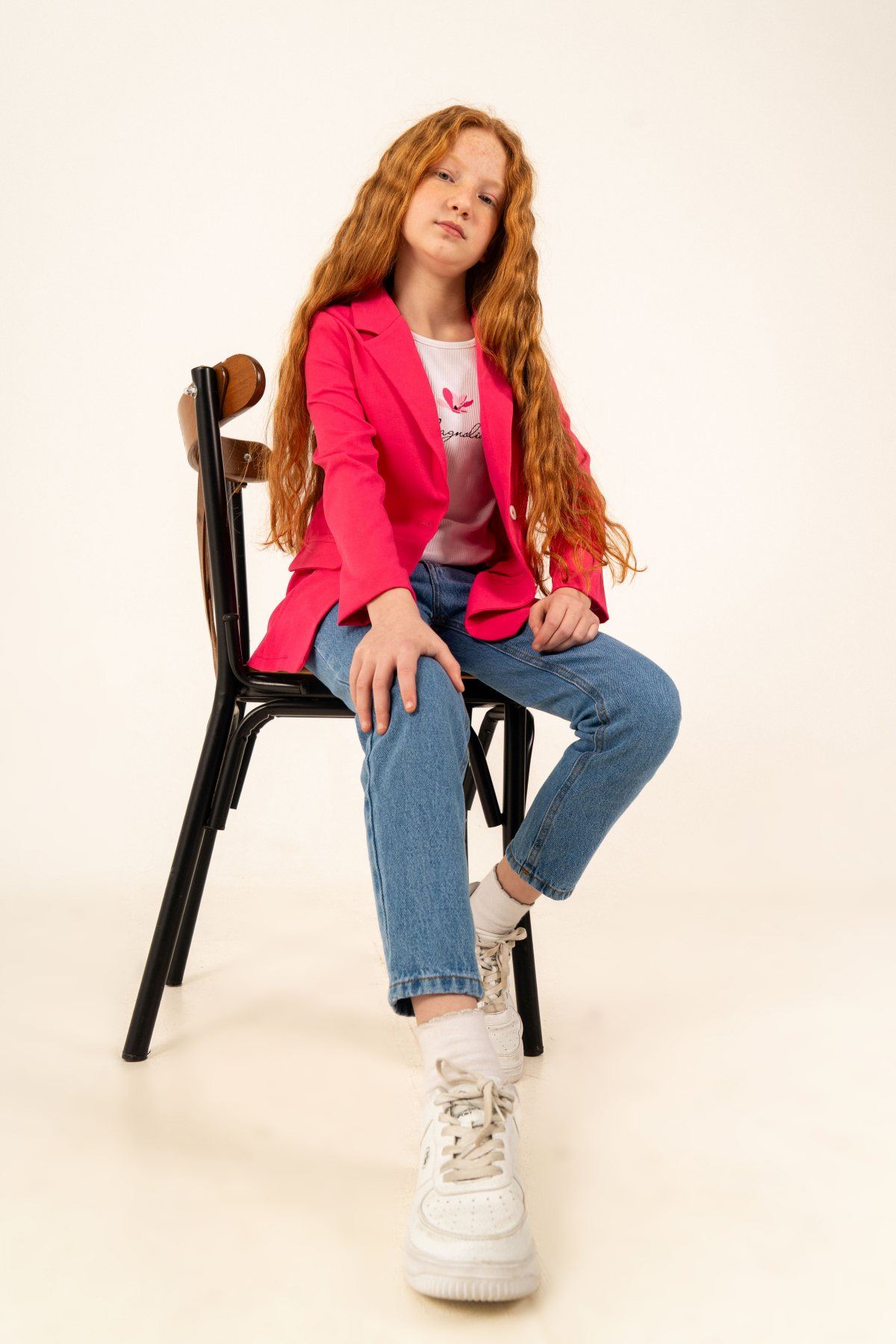 9-14 Yaş Magnolia Prime Kız Çocuk 3'Lü Takım-Fuşya