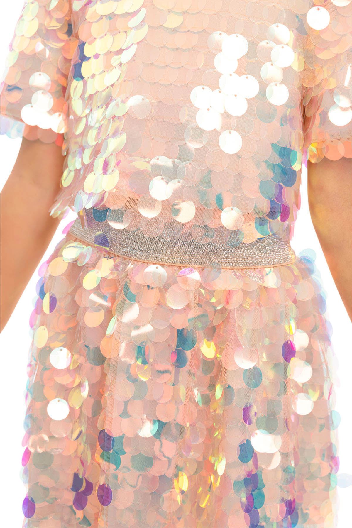 3-7 Yaş Bhirtday Happy Kız Çocuk Takım-Pembe