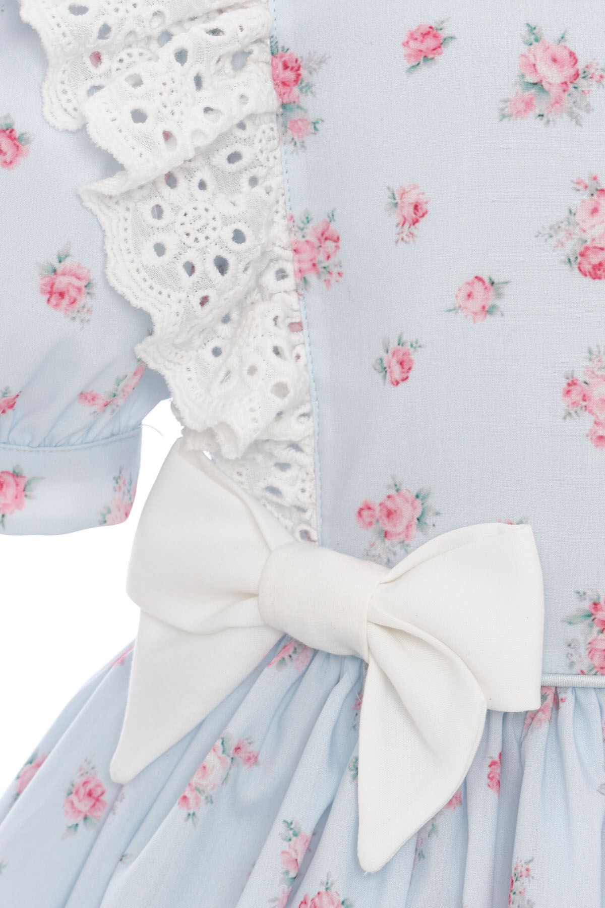 6-24 Aylık Garden Love Kız Bebek Elbise-Bebe Mavisi