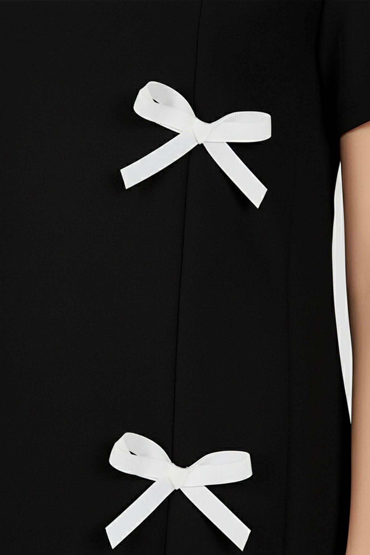 9-14 Yaş Aria Quinn Kız Çocuk Elbise-Siyah