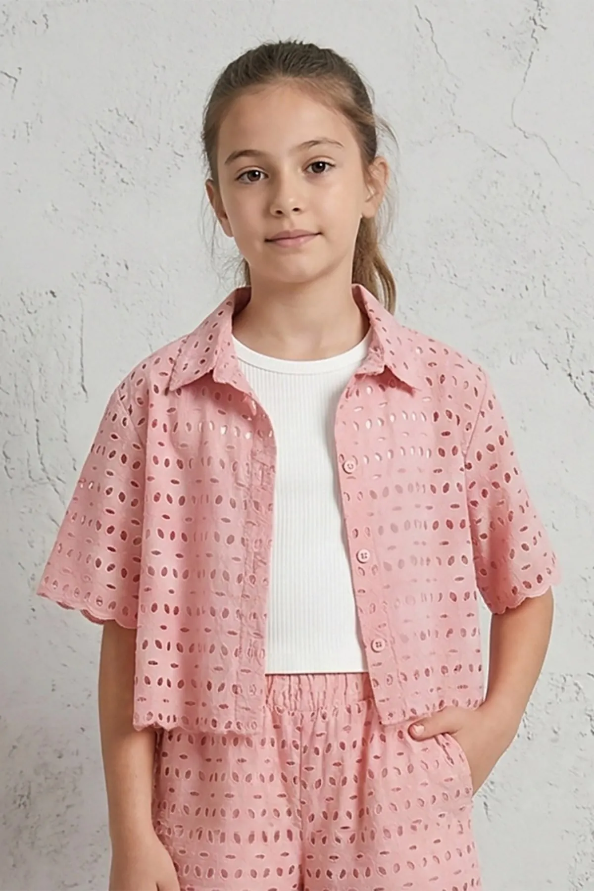 9-14 Yaş Lily Bell Kız Çocuk 3'Lü Takım-Pudra