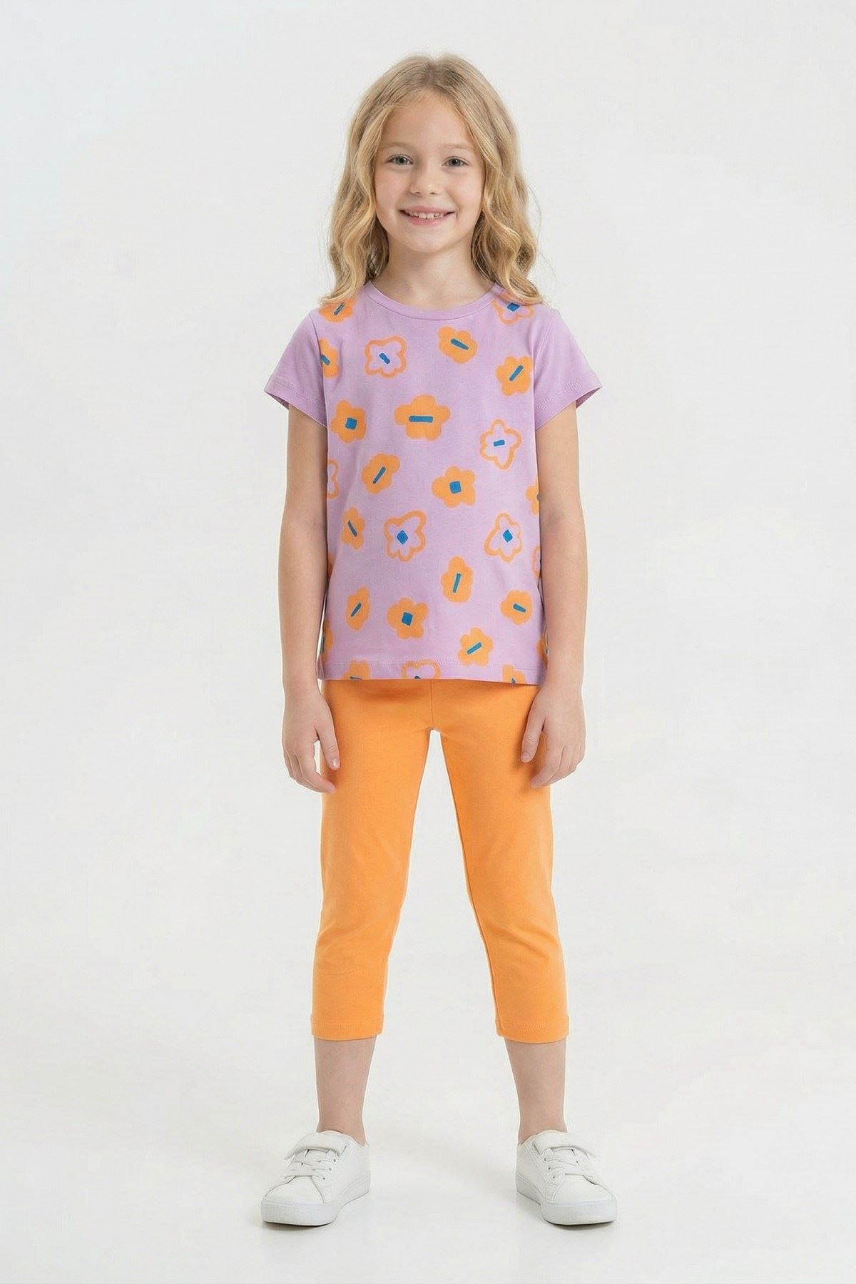 6-9 Yaş Happy Diana Kız Çocuk Takım-Lila