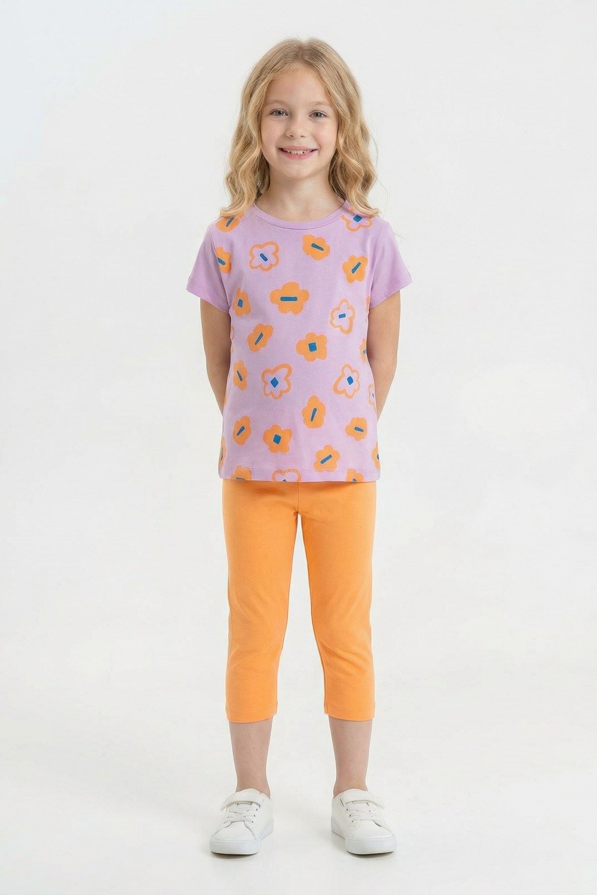 6-9 Yaş Happy Diana Kız Çocuk Takım-Lila