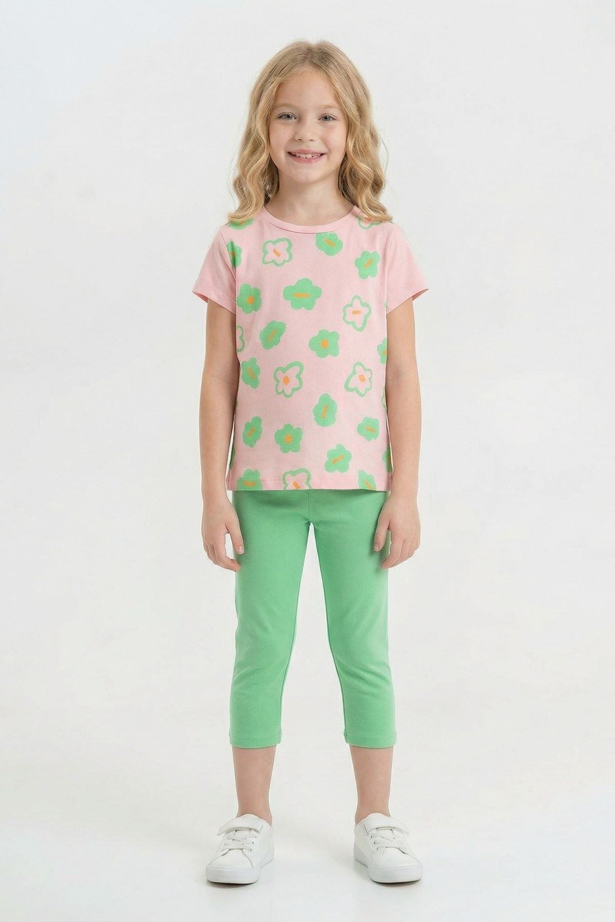 6-9 Yaş Happy Diana Kız Çocuk Takım-Pembe