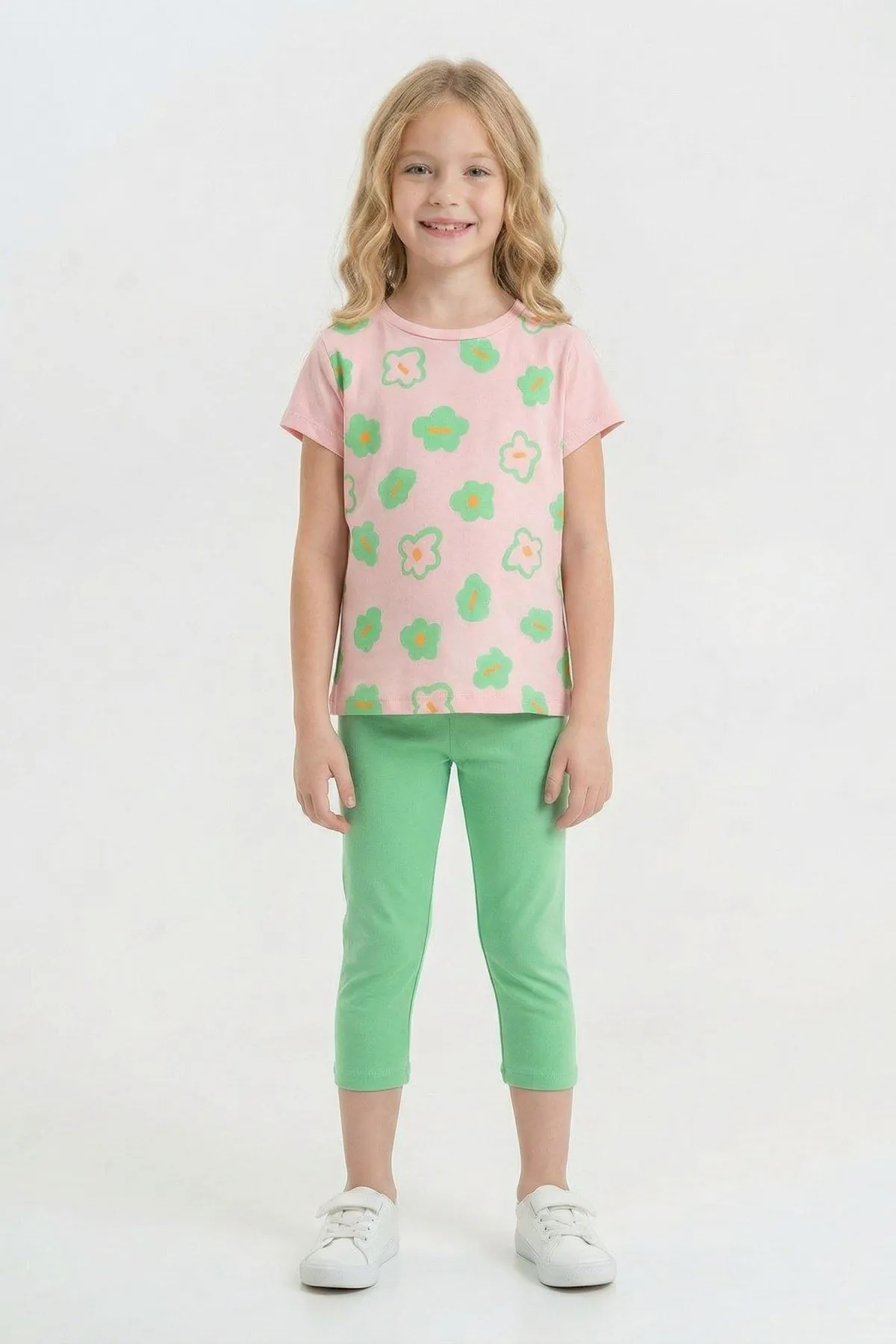 6-9 Yaş Happy Diana Kız Çocuk Takım-Pembe