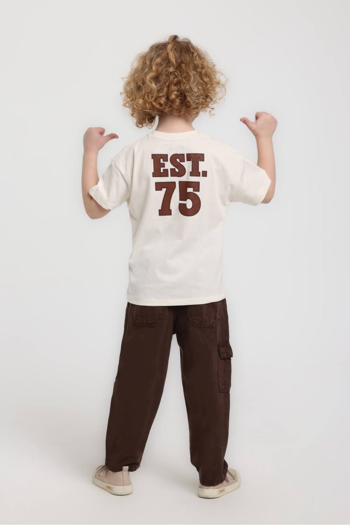 1-5 Yaş Sıerra Camp Erkek Çocuk Takım-Ekru