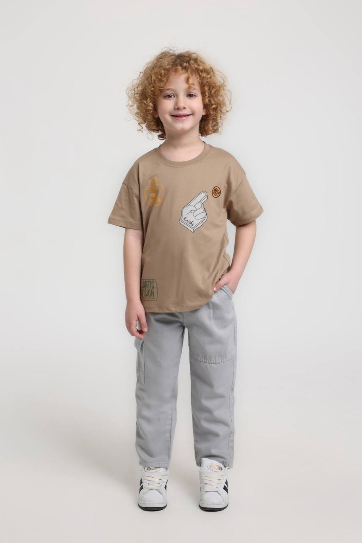 1-5 Yaş Theo Prestige Erkek Çocuk Takım-Mocca