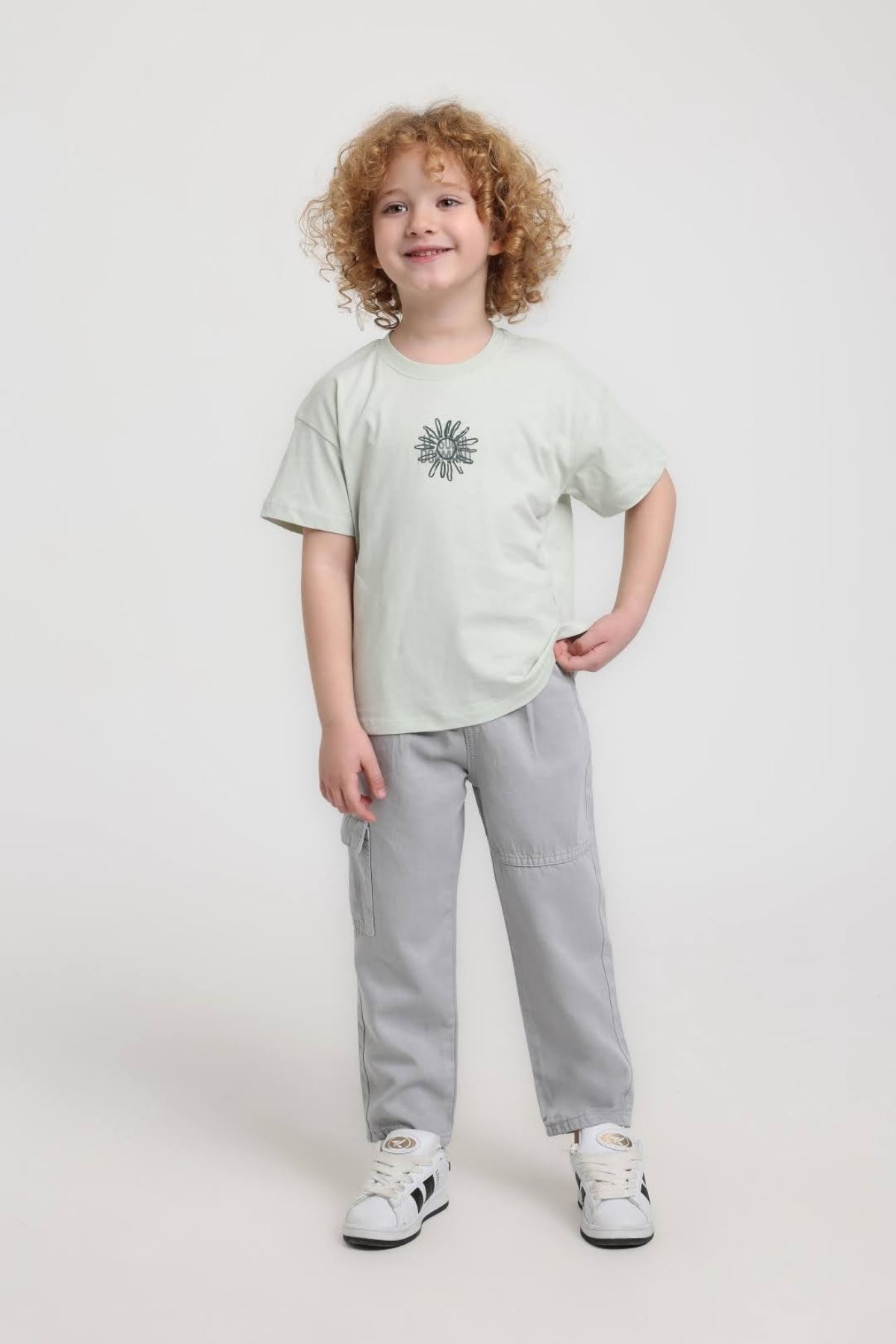 1-5 Yaş Hugo Valentino Erkek Çocuk Takım-Su Yeşili