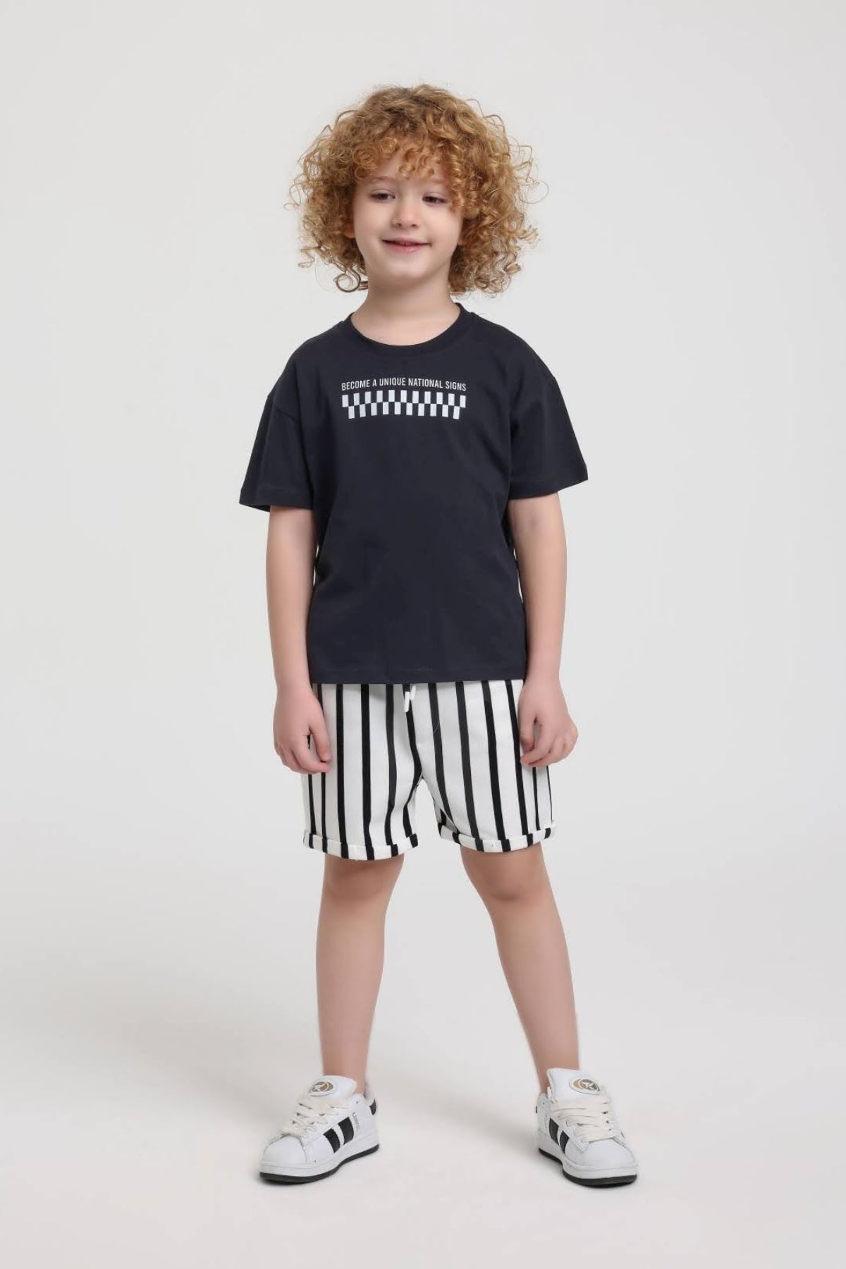 1-5 Yaş Rocco Sylas Erkek Çocuk Takım-Siyah