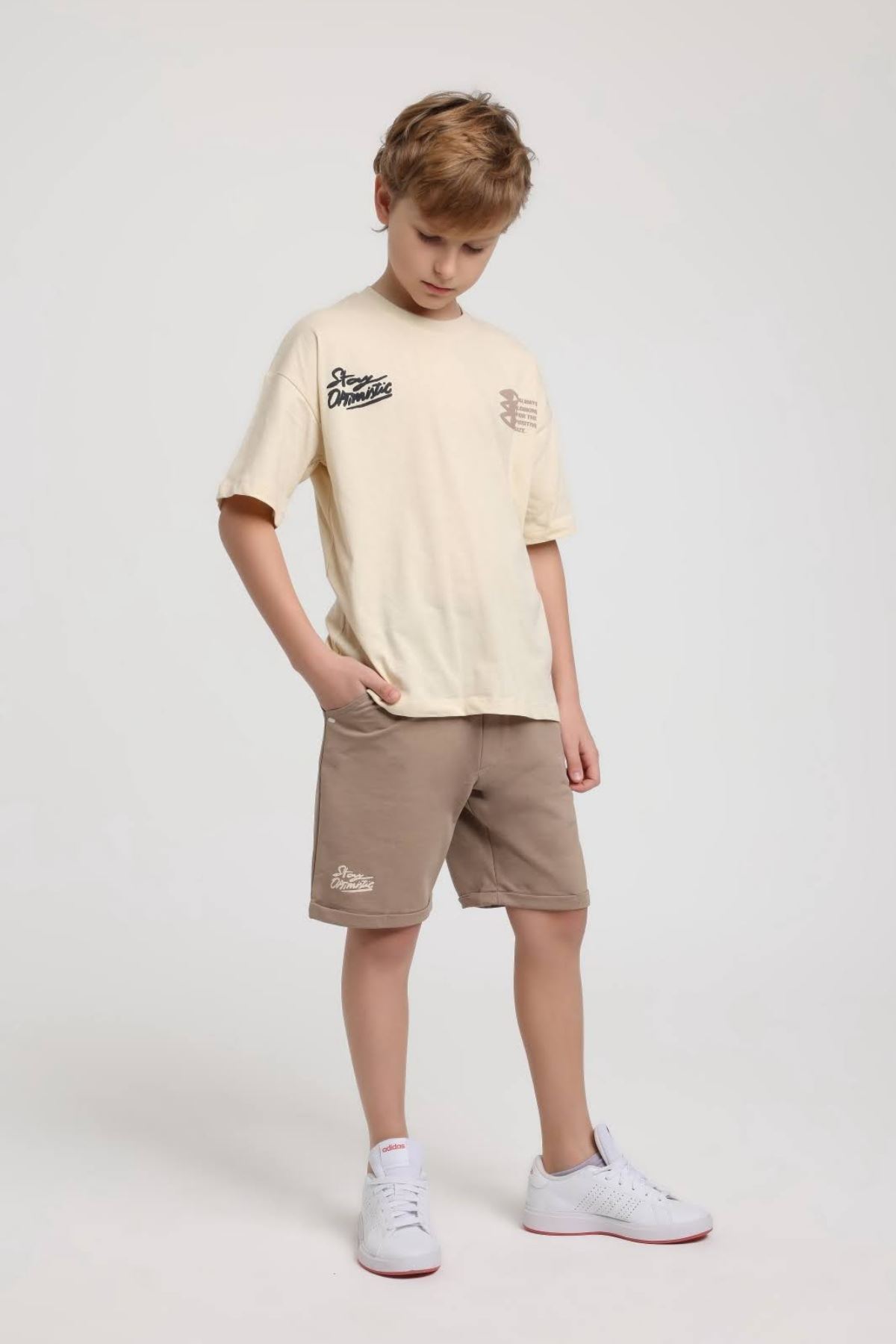 5-14 Yaş Orion Kade Erkek Çocuk Takım-Latte