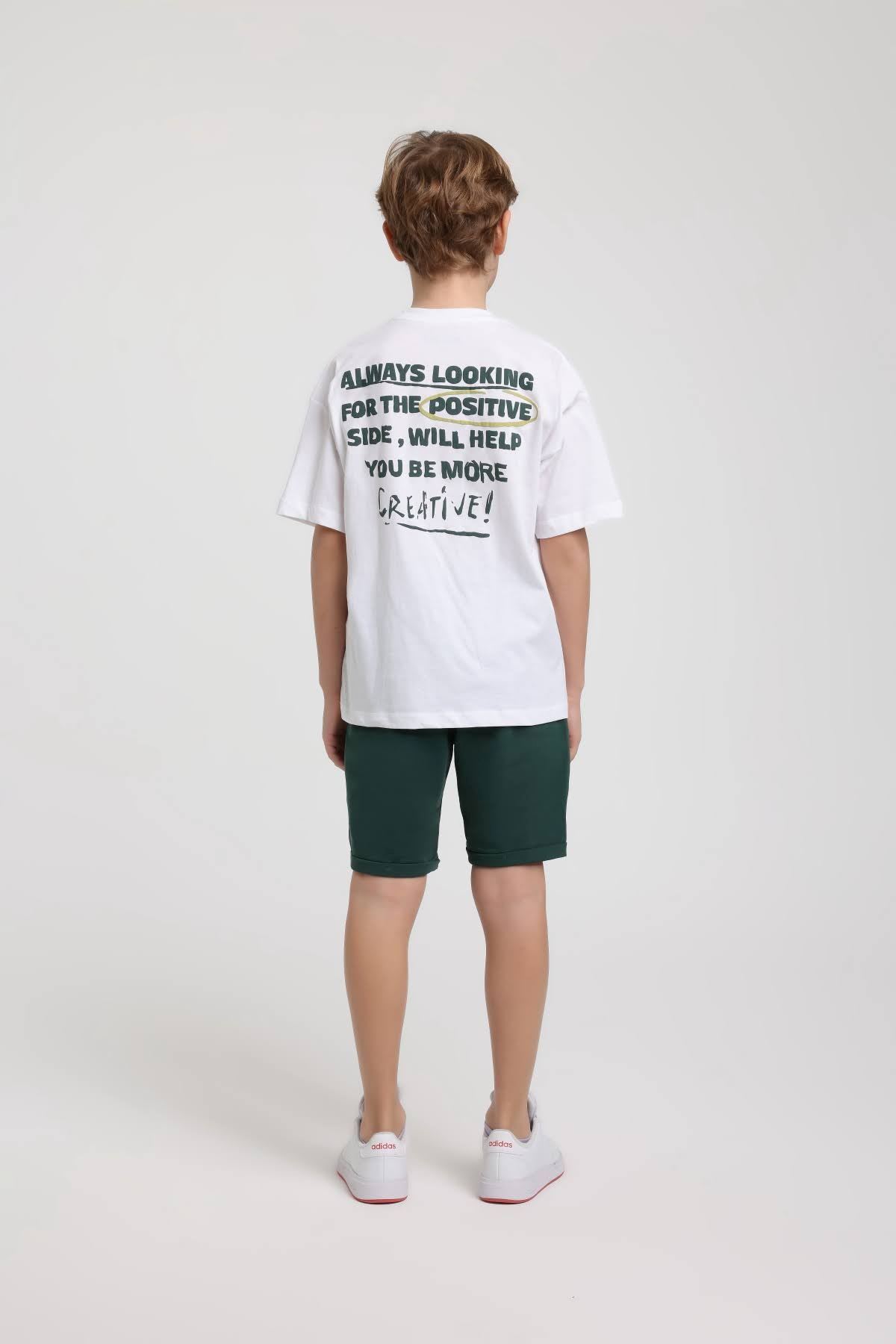 5-14 Yaş Orion Kade Erkek Çocuk Takım-Ekru