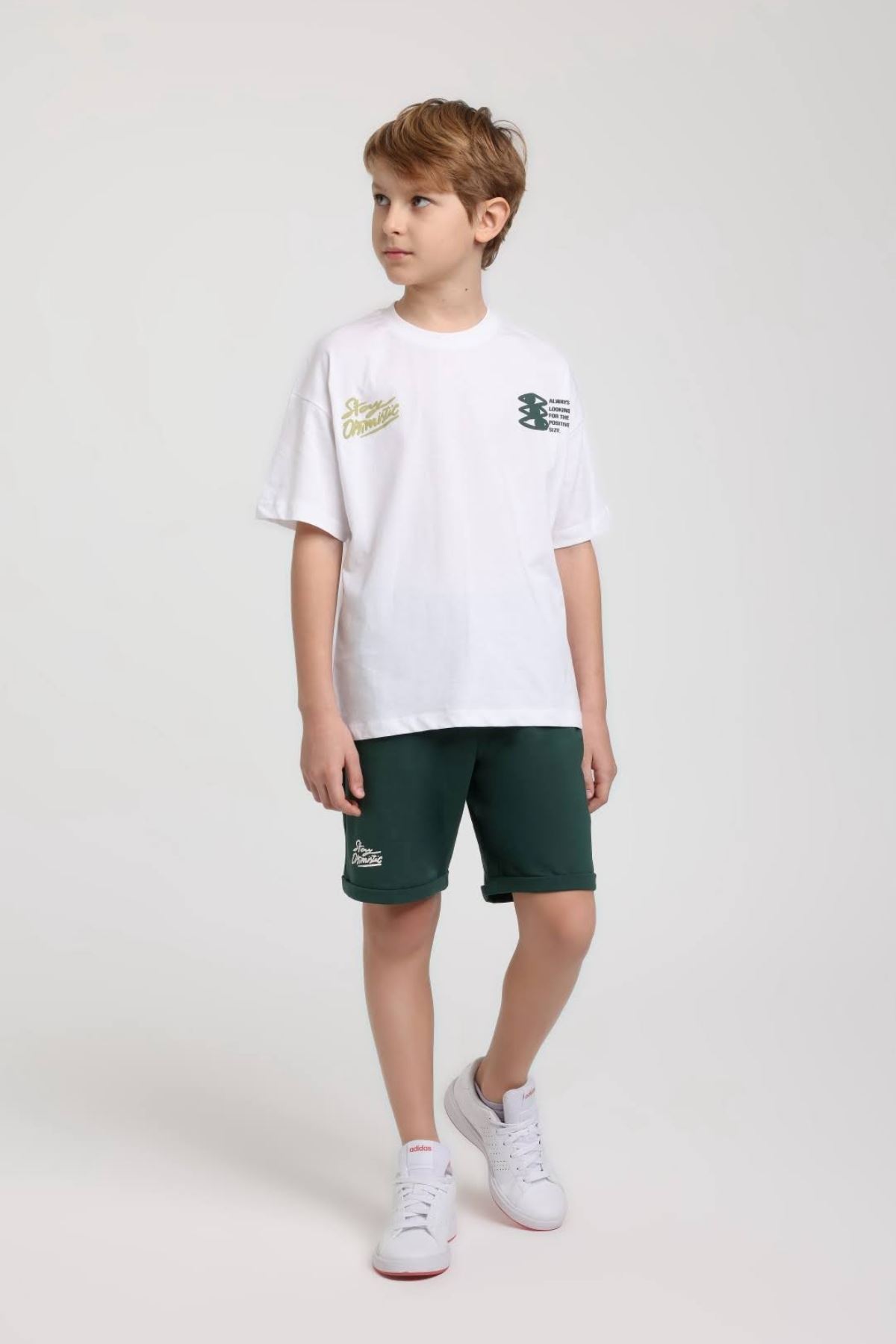 5-14 Yaş Orion Kade Erkek Çocuk Takım-Ekru