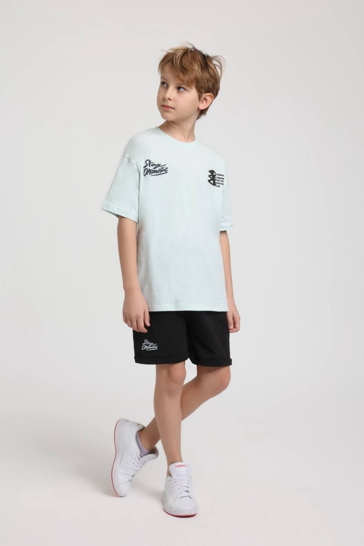 5-14 Yaş Orion Kade Erkek Çocuk Takım-Su Yeşili