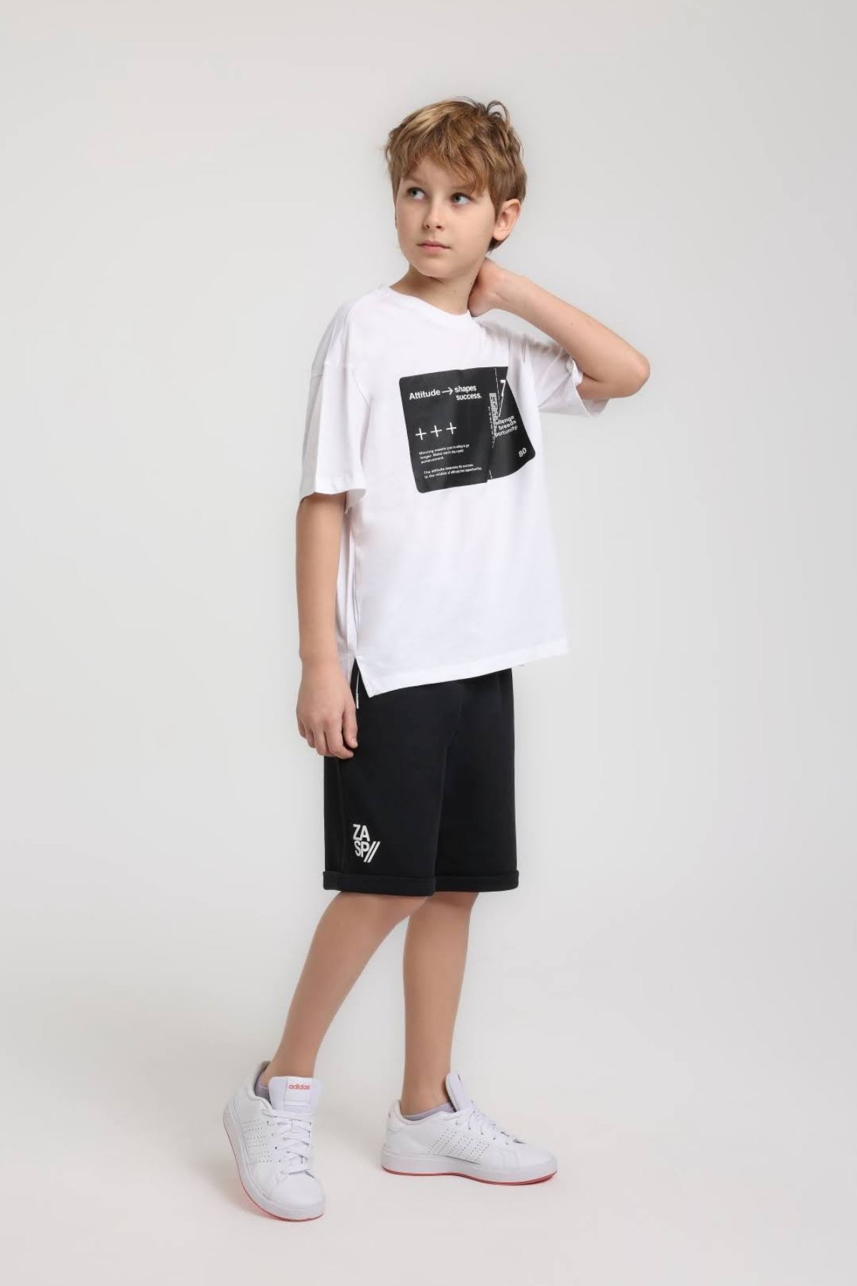 5-14 Yaş Zayn Vex Erkek Çocuk Takım-Siyah