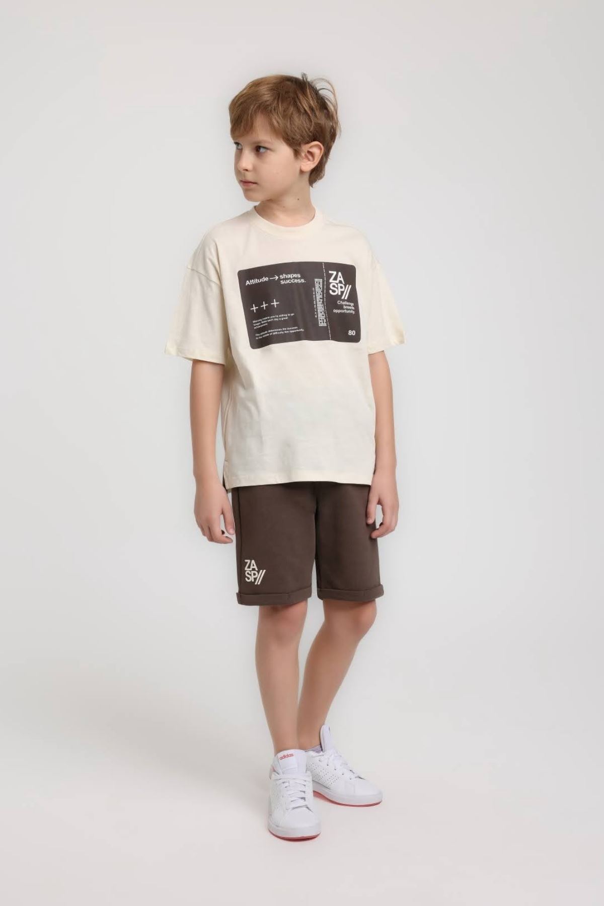 5-14 Yaş Zayn Vex Erkek Çocuk Takım-Kahverengi