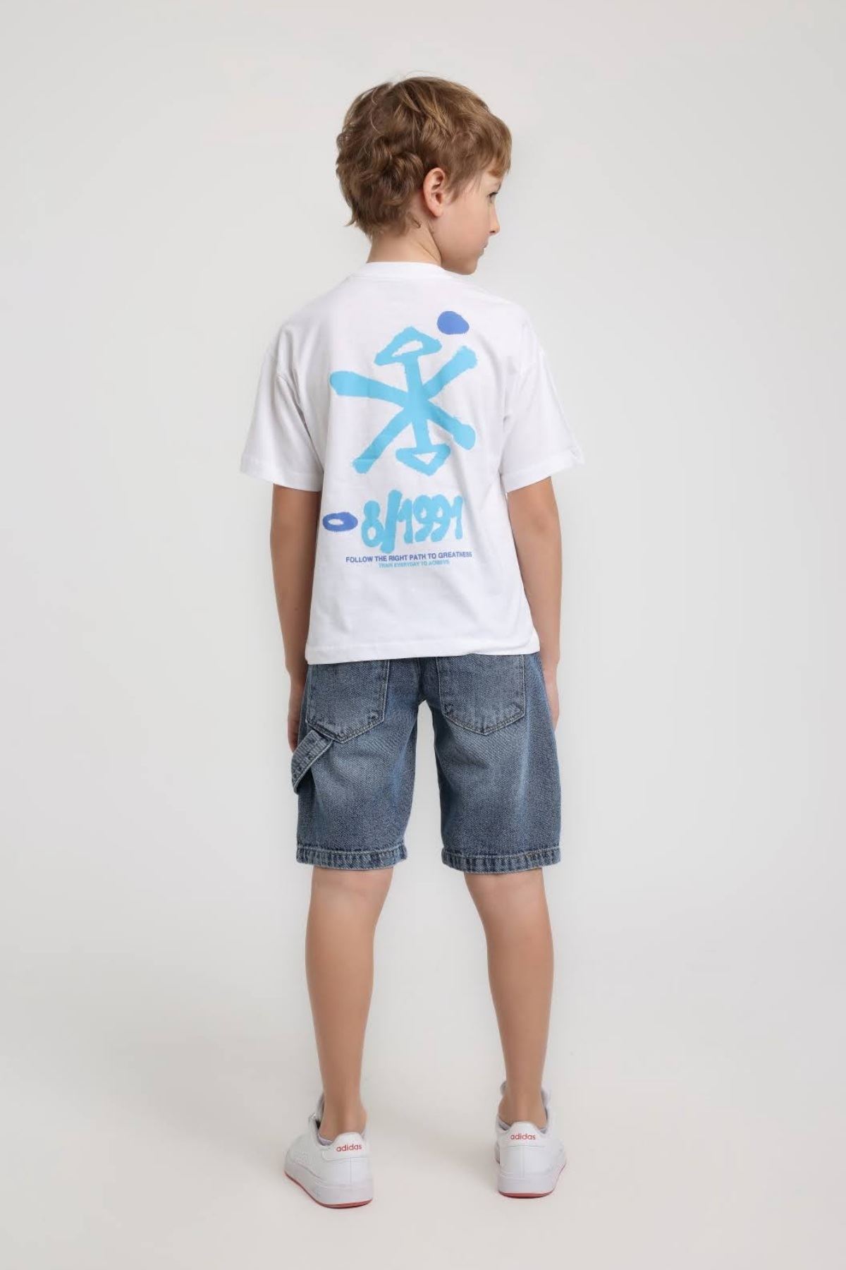 5-14 Yaş Flint Orven Erkek Çocuk Takım-Ekru