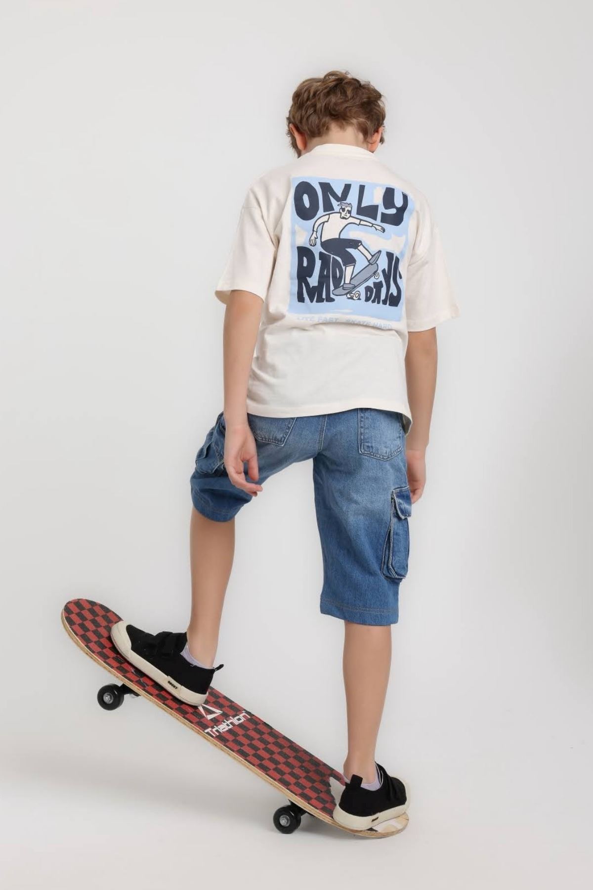 5-14 Yaş Titan Kairo Erkek Çocuk Takım-Ekru